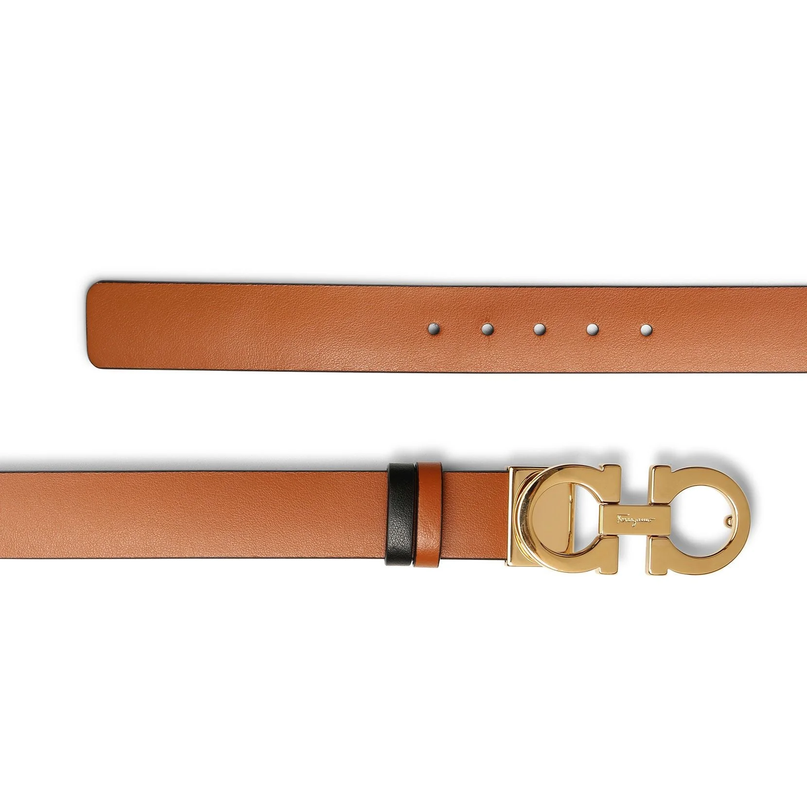 Reversable and adjustable gancini belt - Image 2