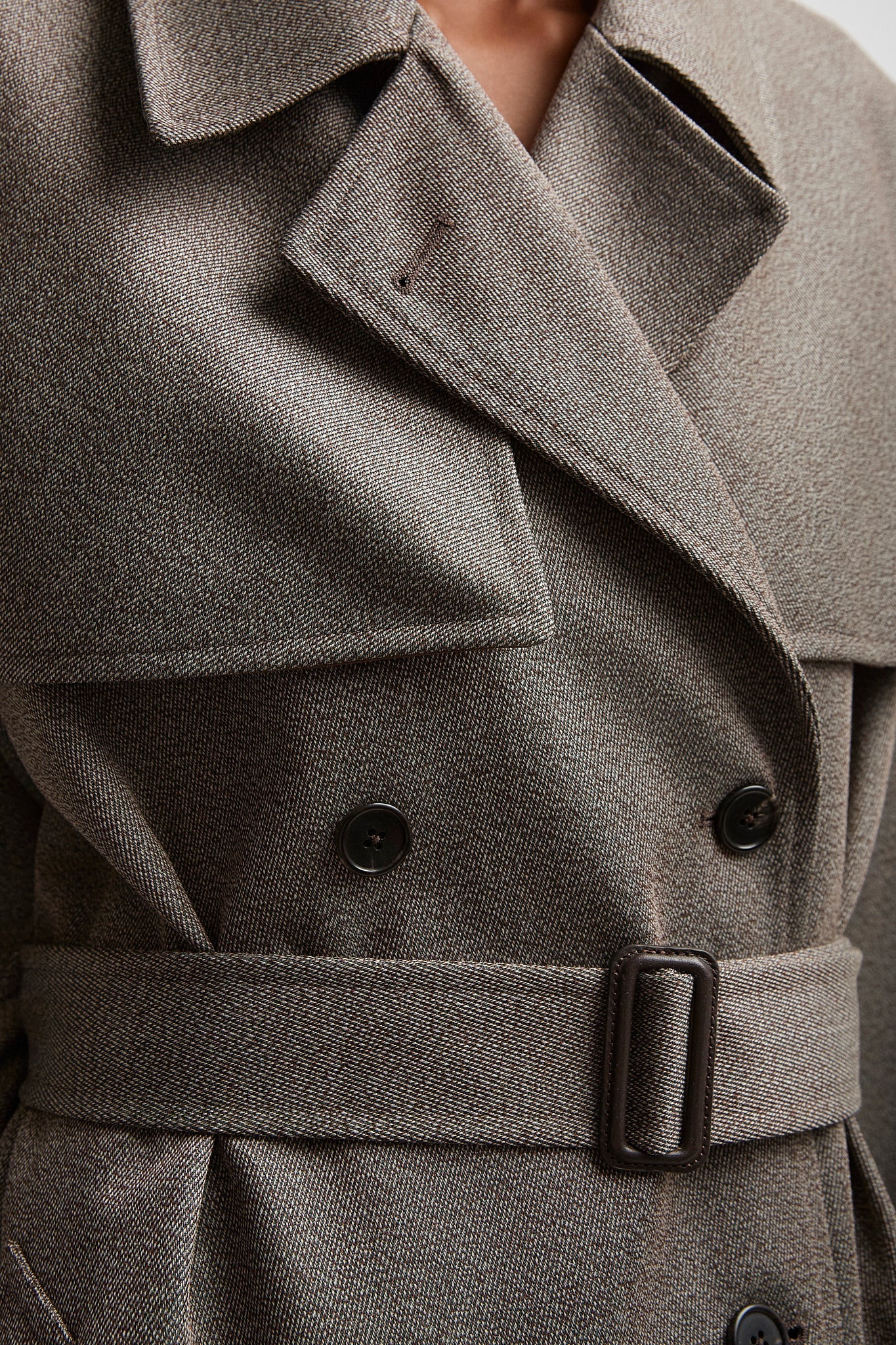 Rhydian wool gabardine coat - Image 4
