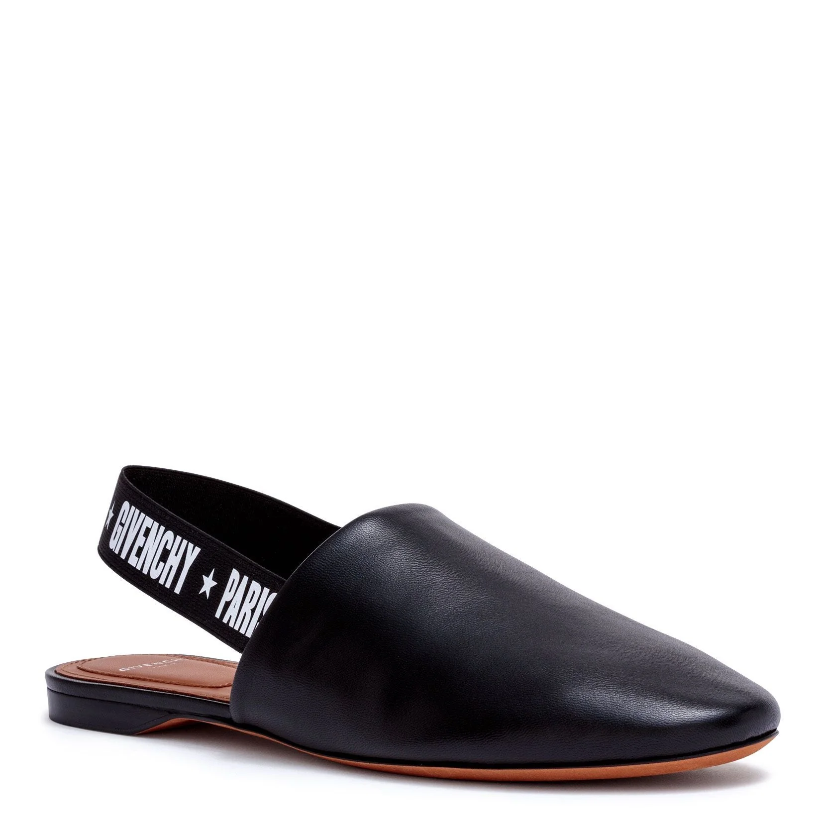 Rivington black leather slingback flats - Image 2