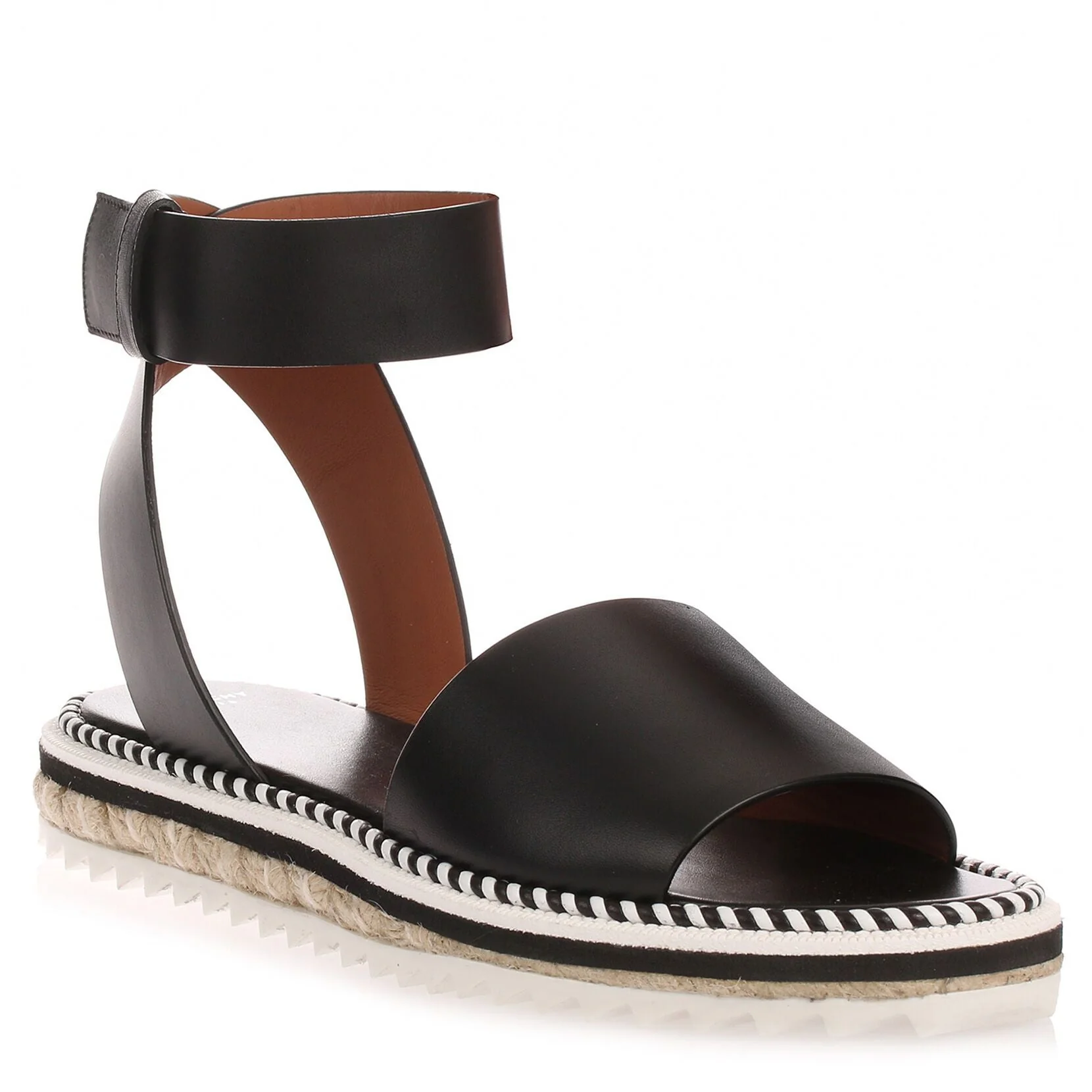 Rocket black leather espadrille - Image 2