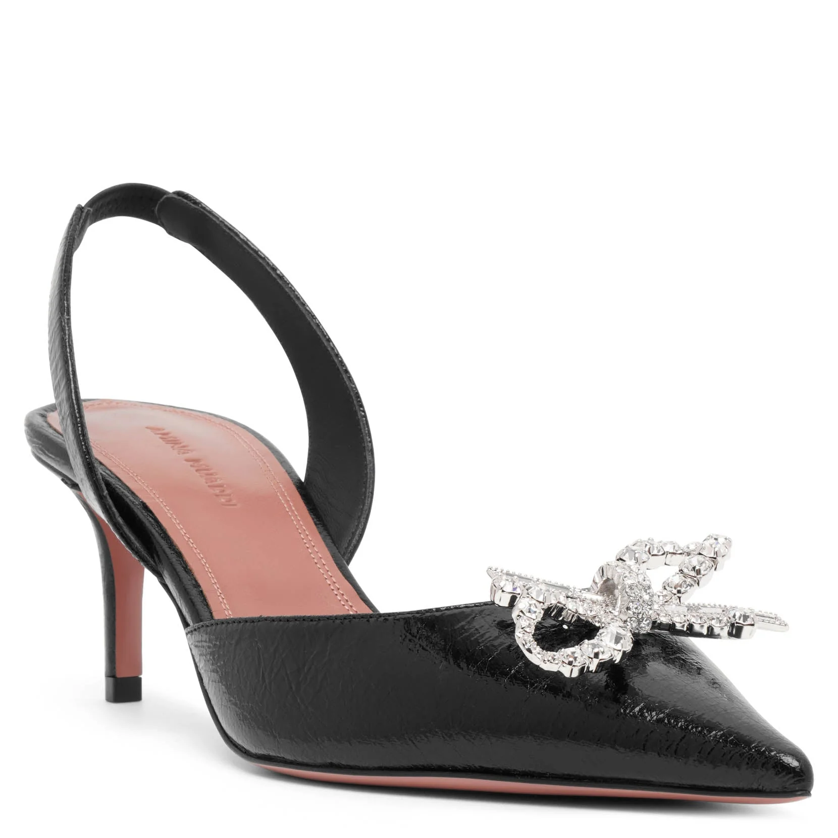 Rosie sling 60 black leather pumps - Image 3