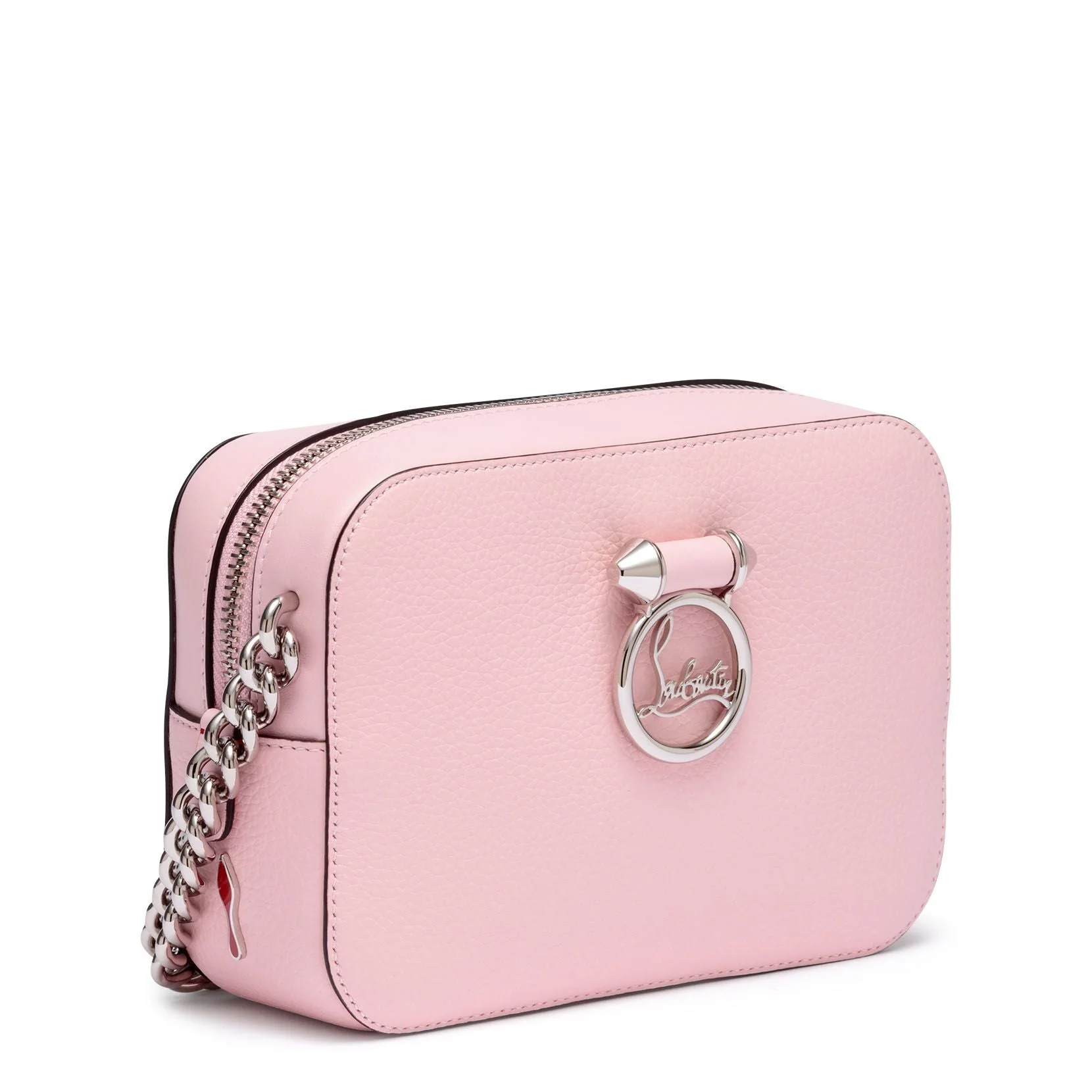 Rubylou mini pink leather bag - Image 2