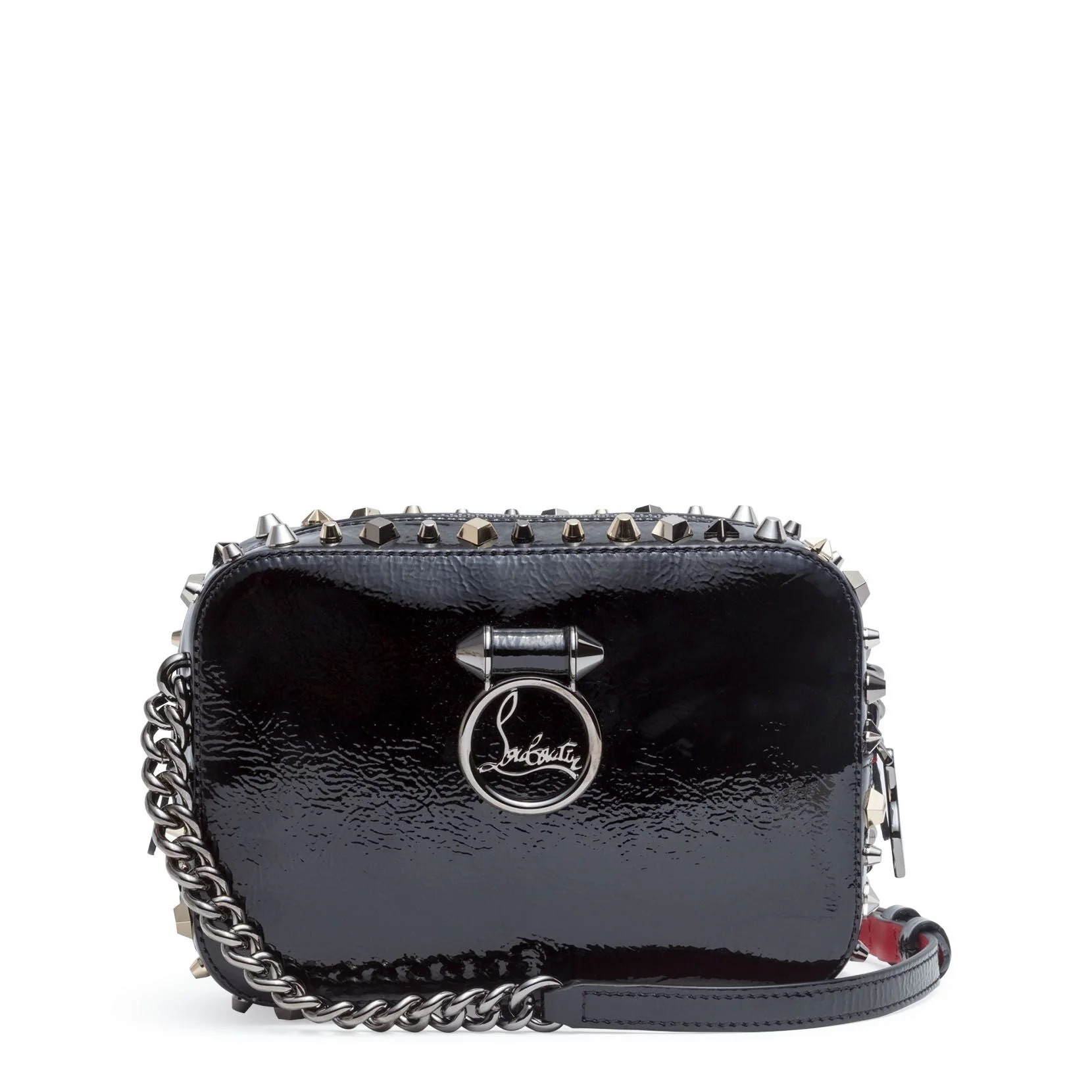 Rubylou mini vintage black patent shoulder bag - Image 2