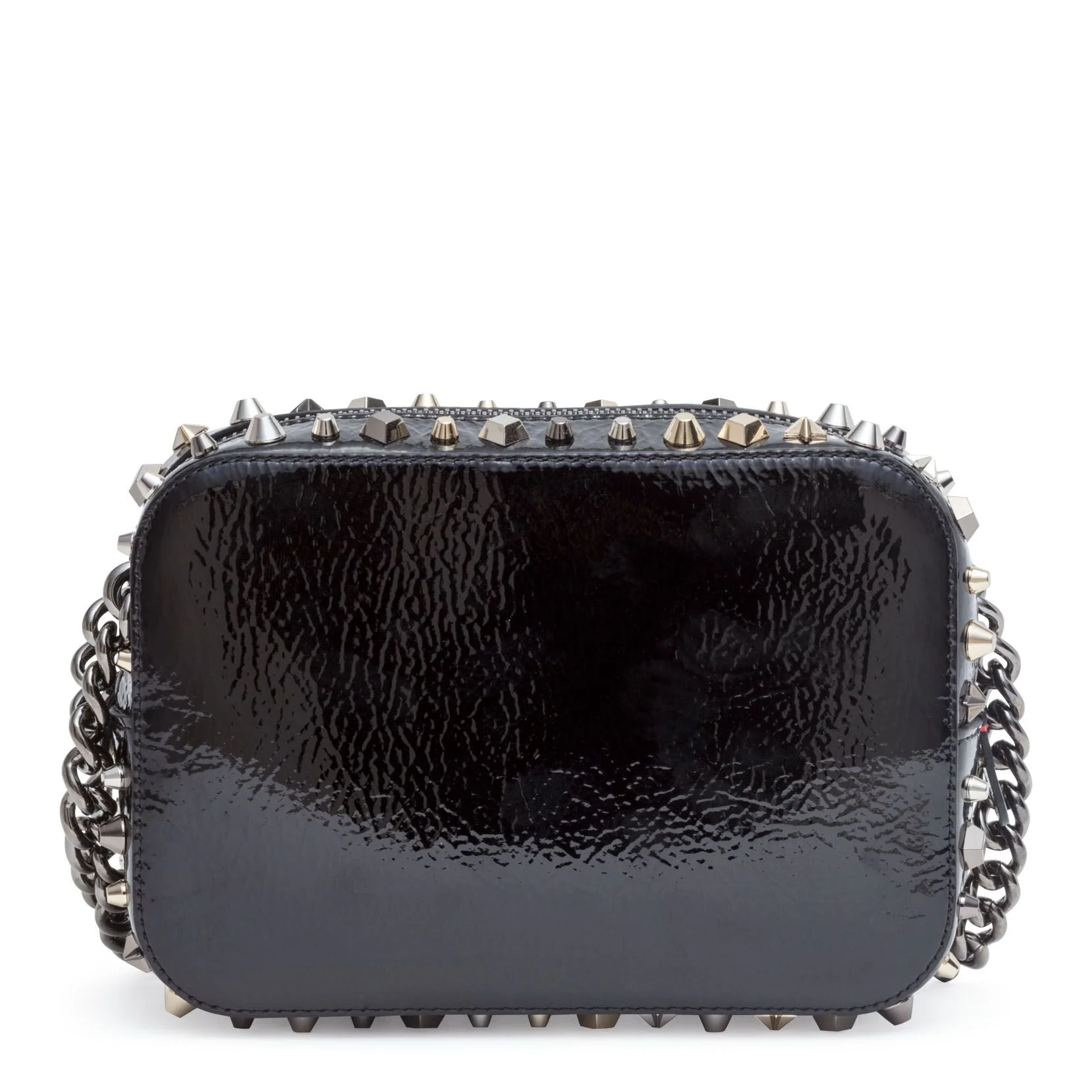 Rubylou mini vintage black patent shoulder bag - Image 3