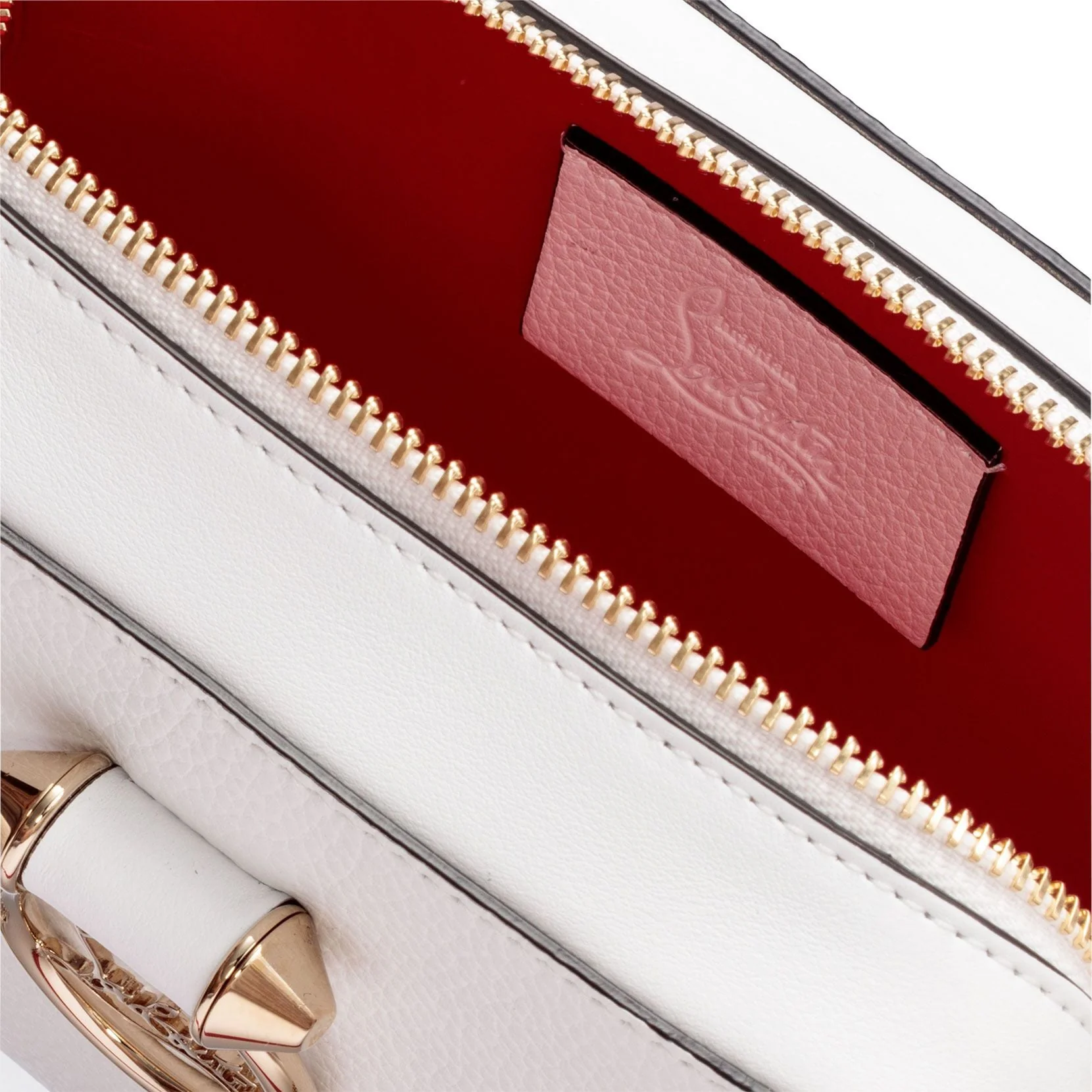 Rubylou mini white leather bag - Image 4