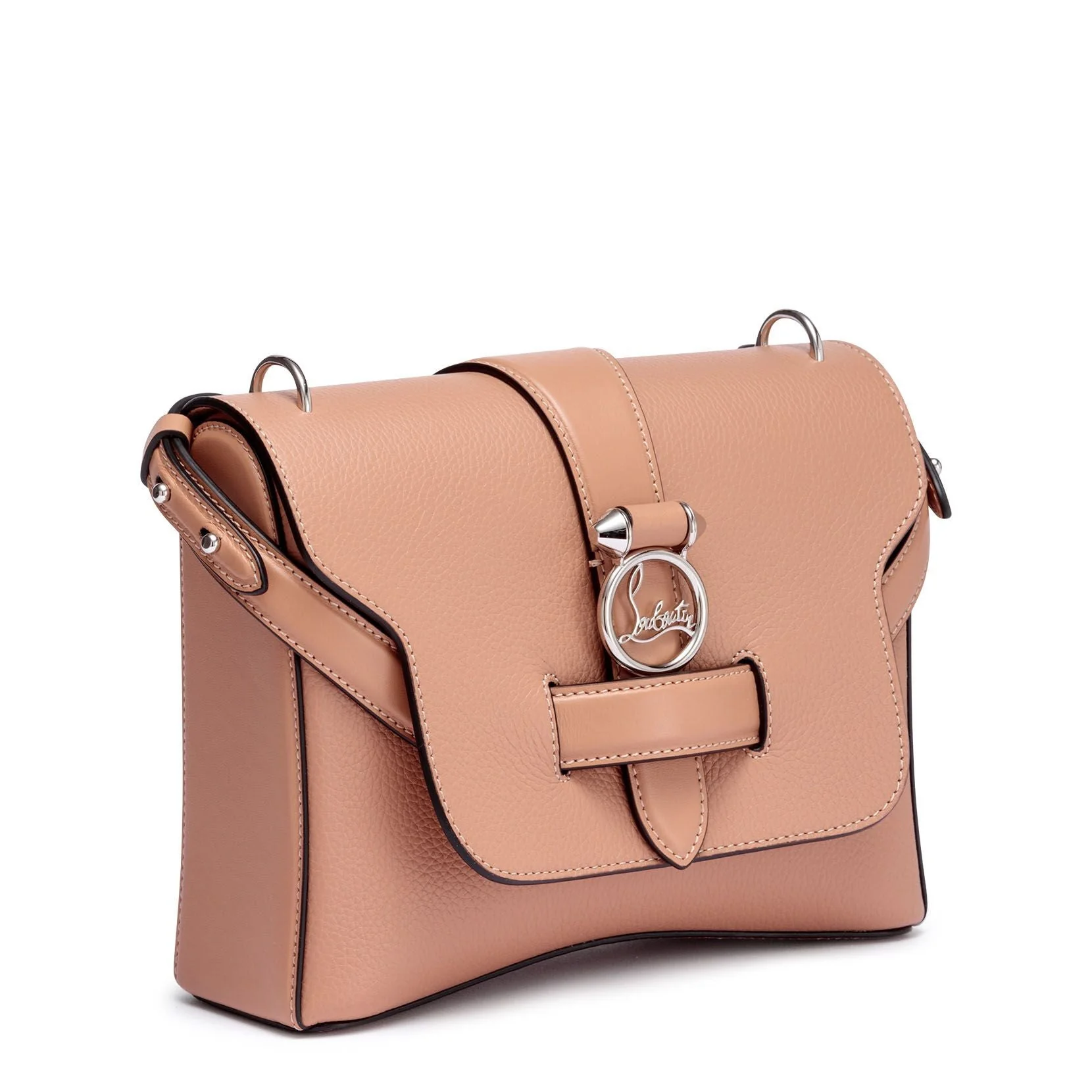 Rubylou small nude leather bag - Image 2