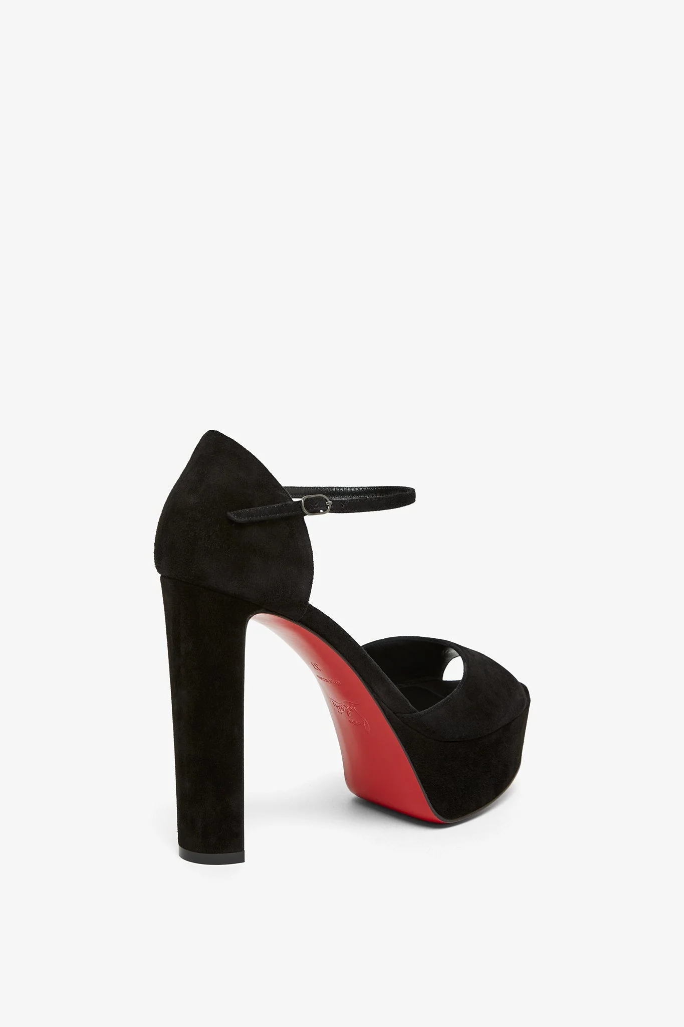 Sandaloo 130 black suede platform sandals - Image 3
