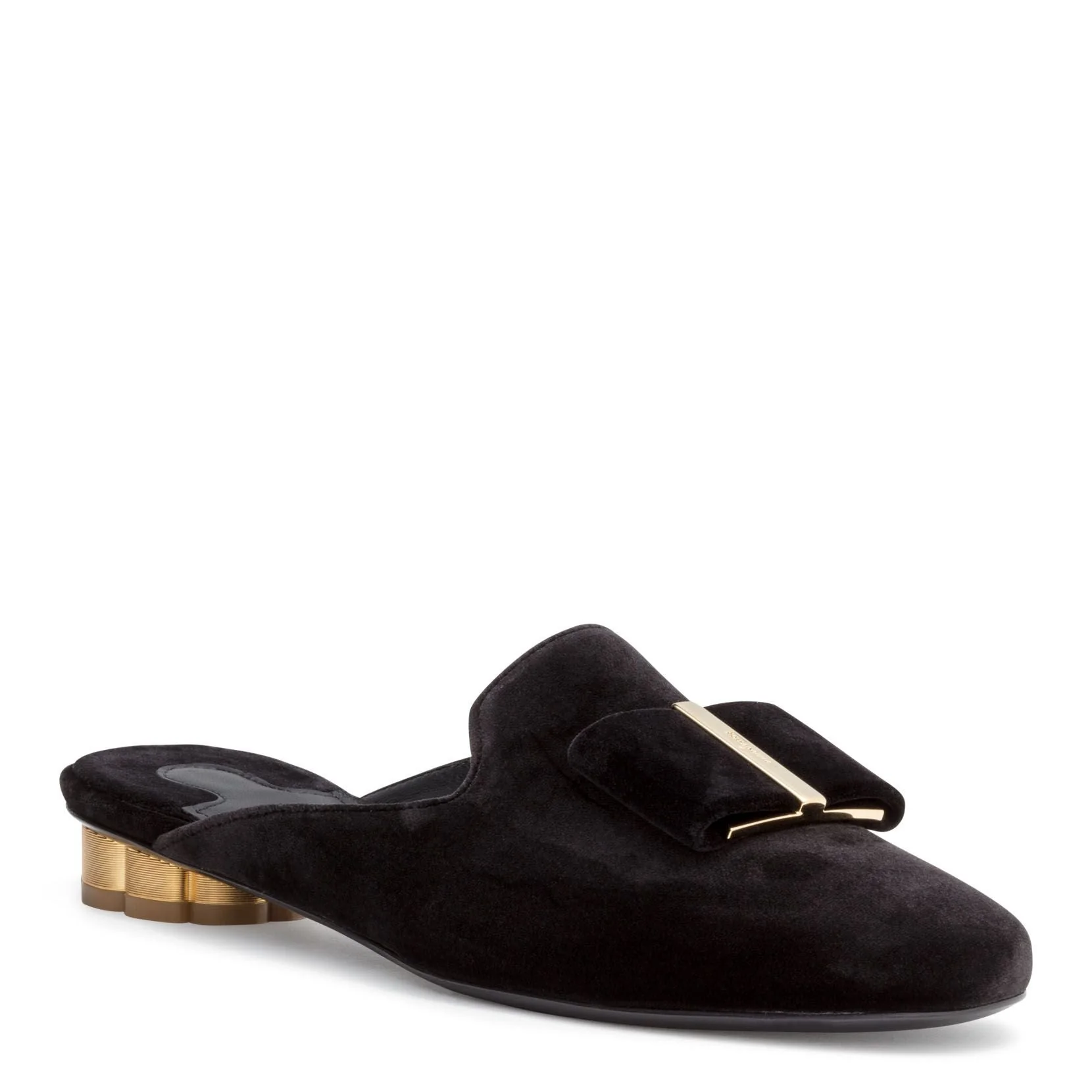 Sciacca black velvet flats - Image 2