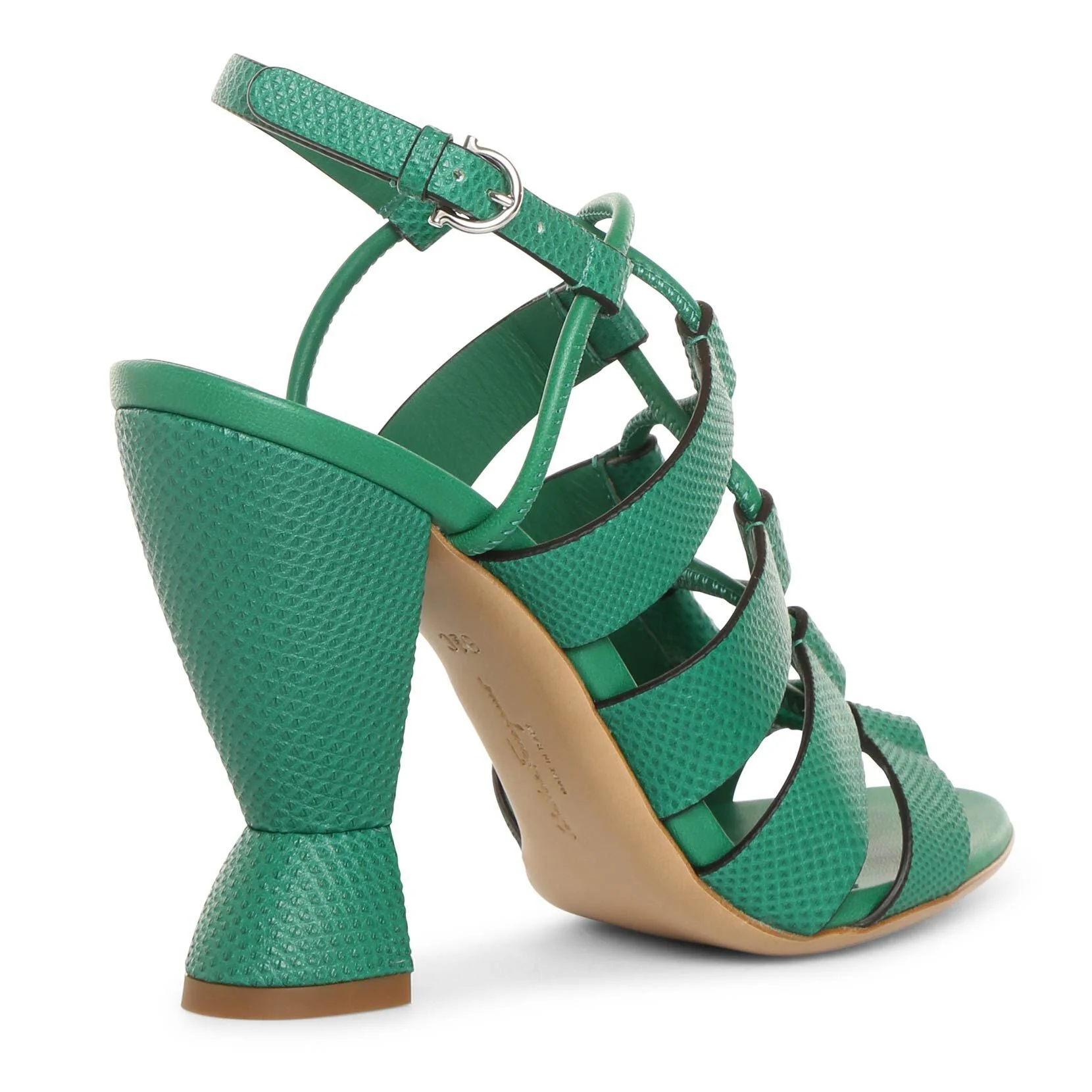 Sculptural heel sandals - Image 3