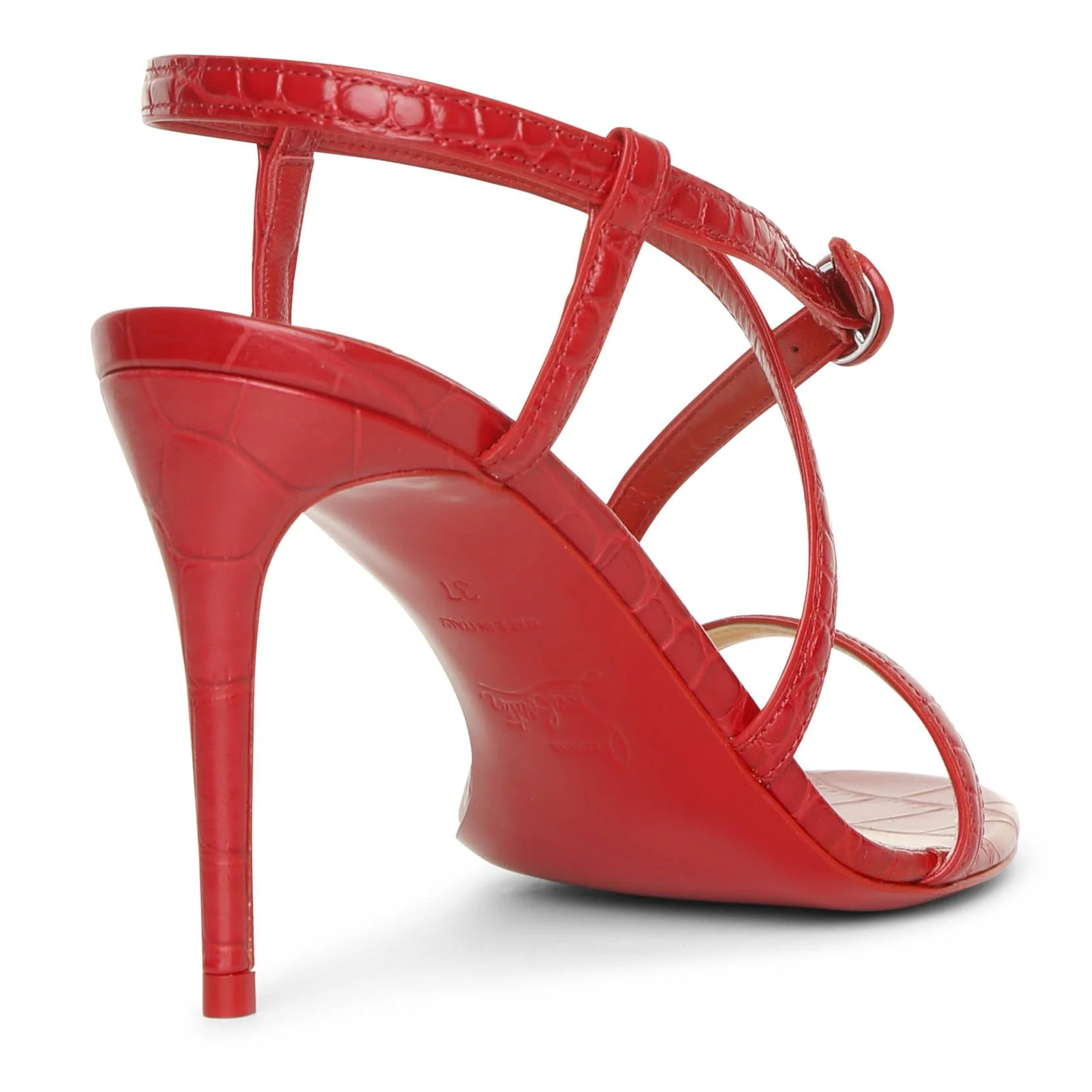 Selima 85 red sandals - Image 3