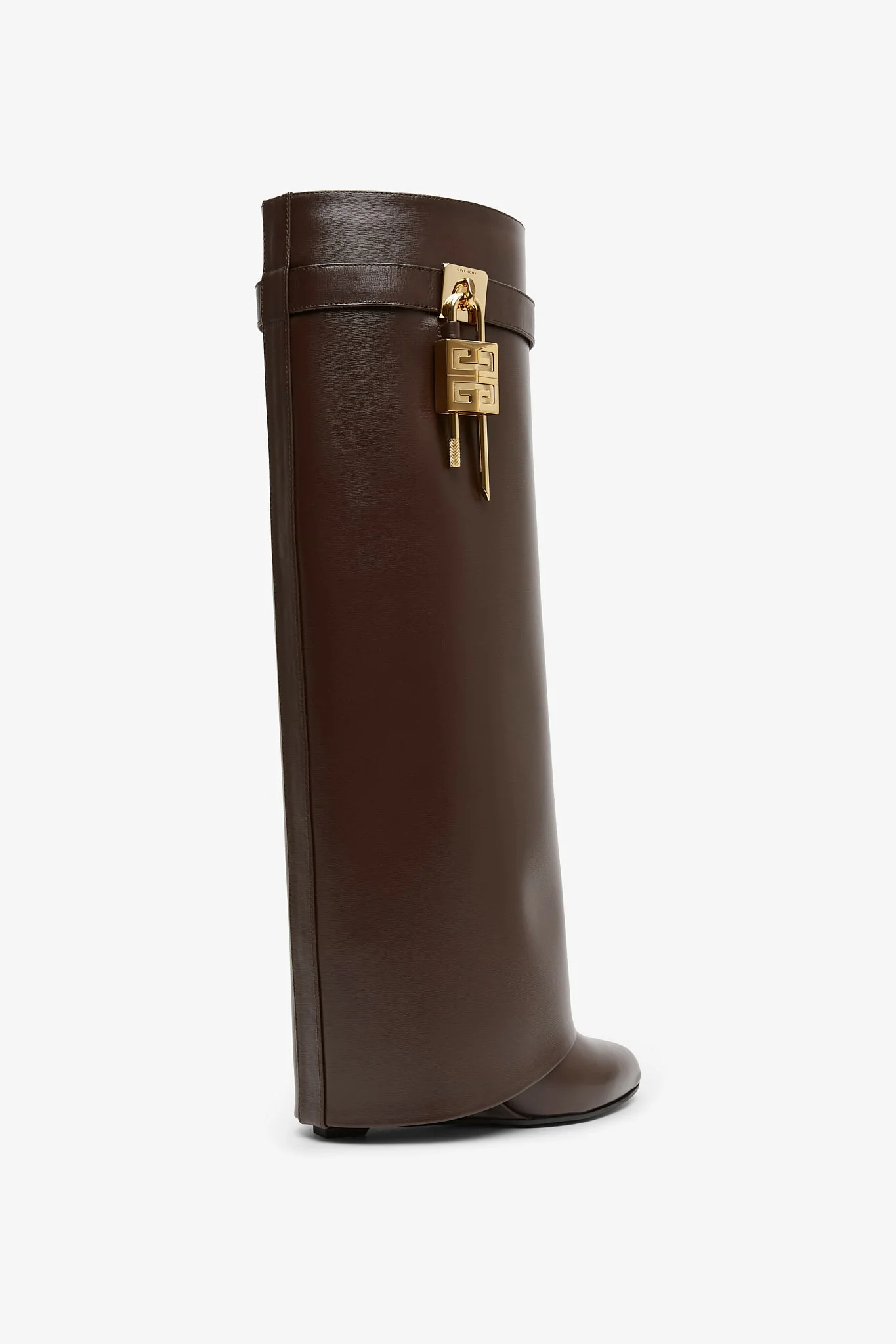 Shark lock 90 brown leather boots - Image 2