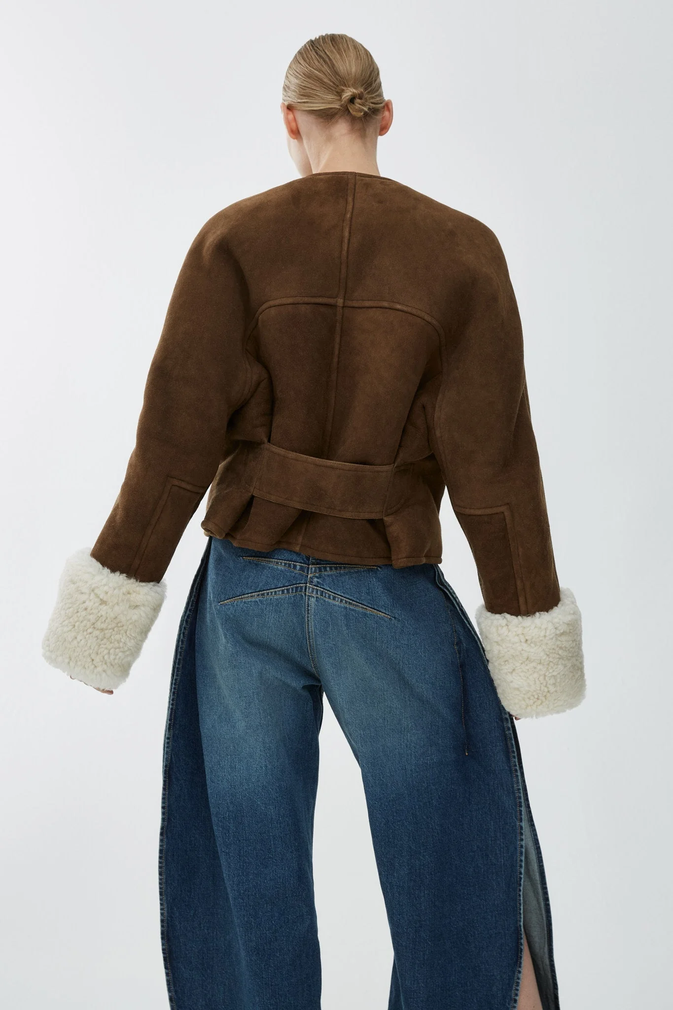 Shearling aviator jacket - Image 3