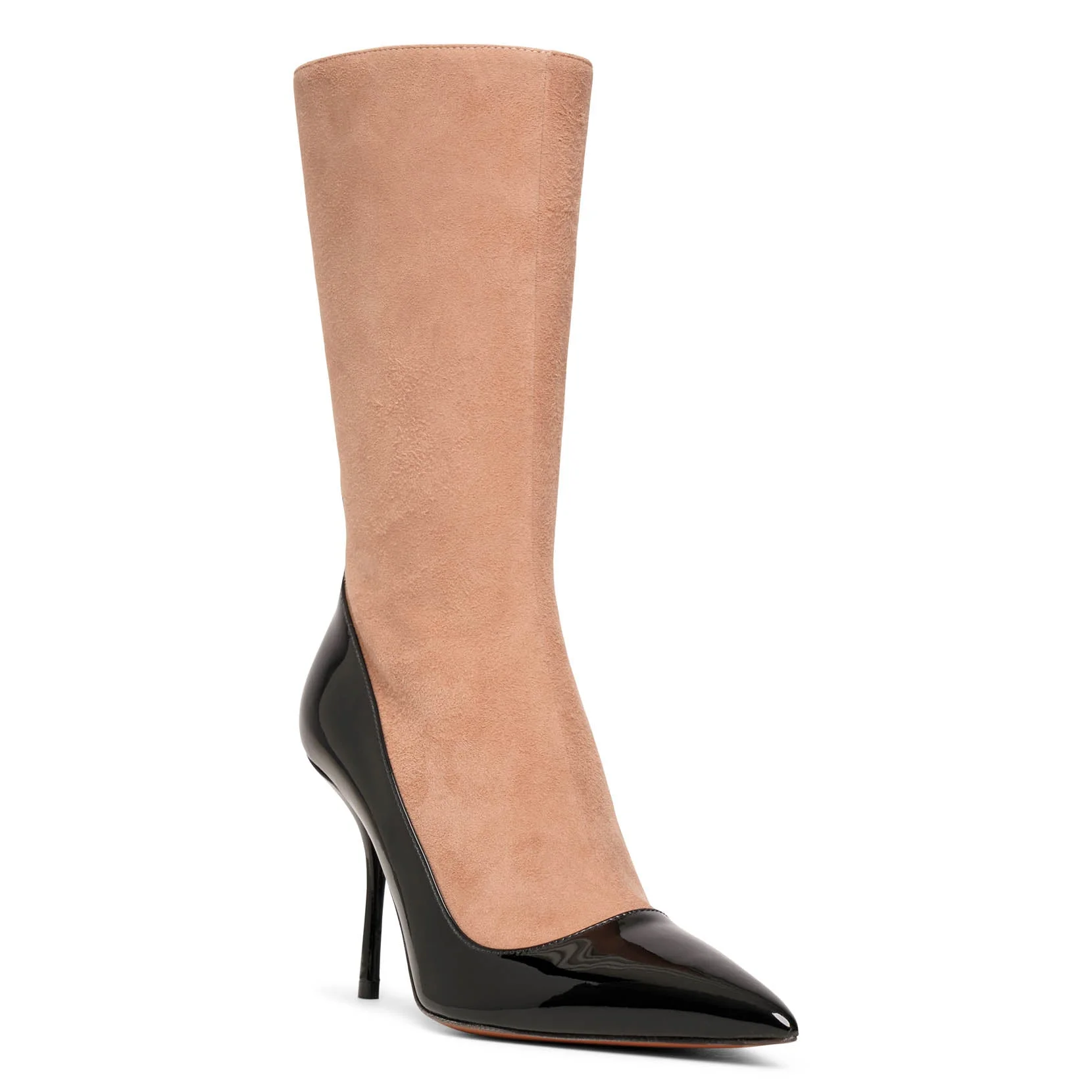 Short Boot 90 black and beige short boots - Image 3
