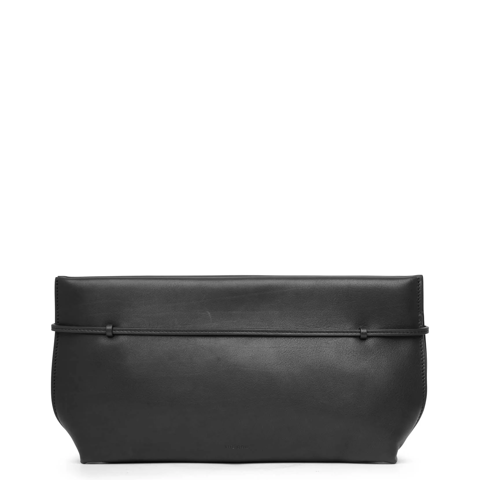 Sienna black saddle leather clutch - Image 4
