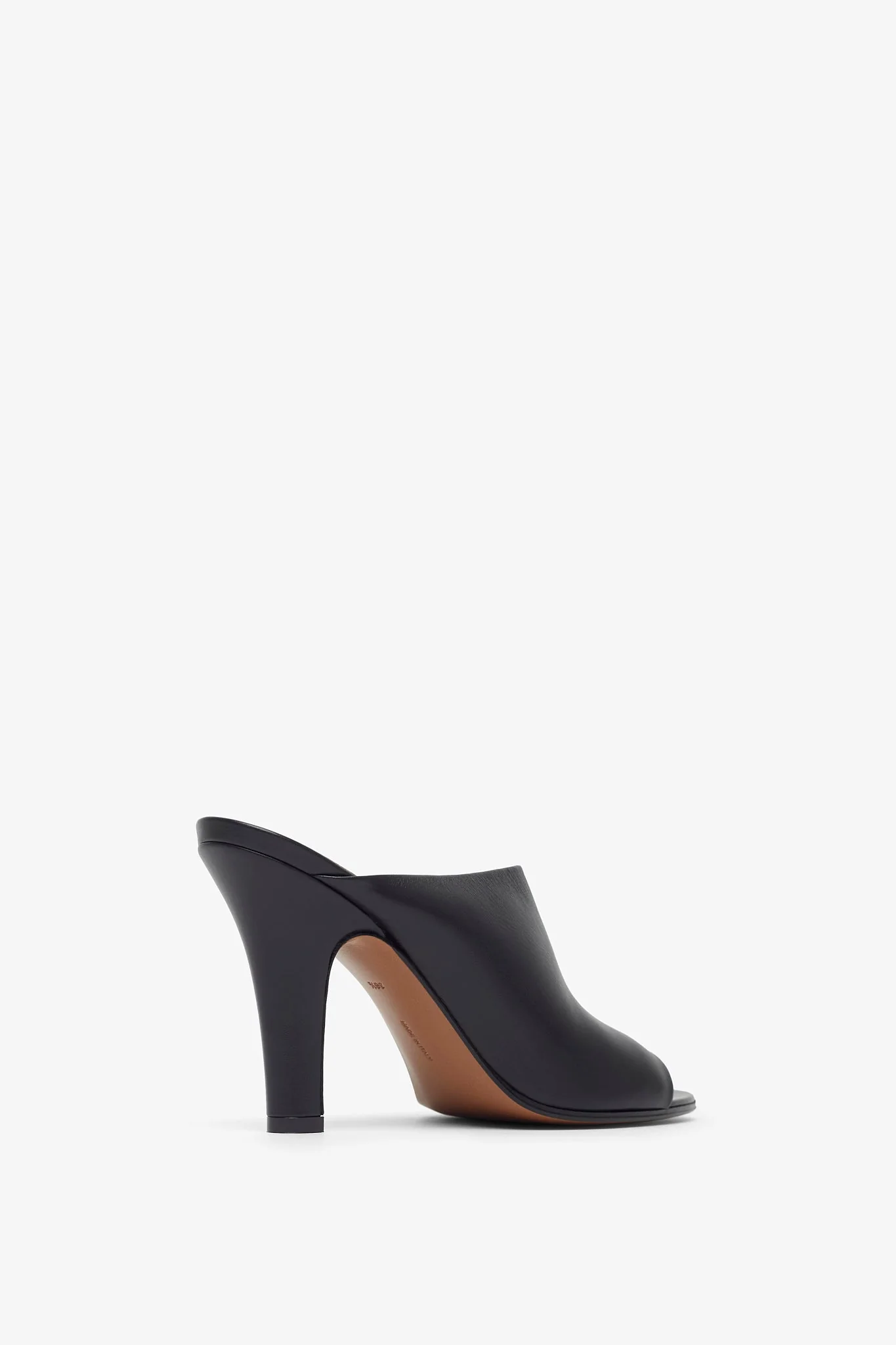 Signum black leather mules - Image 3