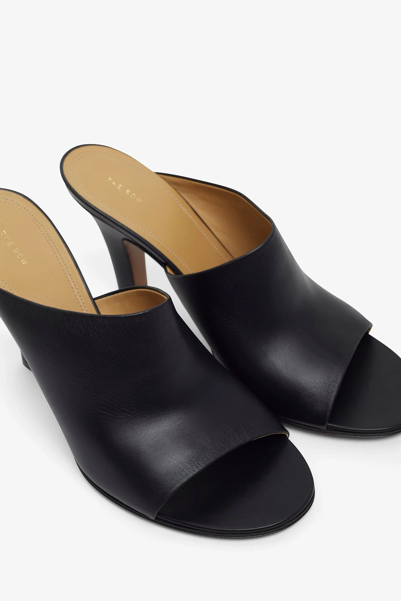 Signum black leather mules - Image 5