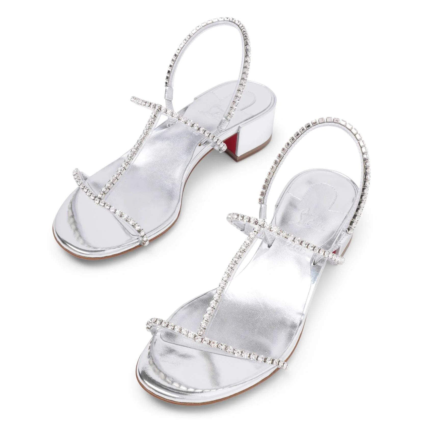 Simple Queenie 25 silver sandals - Image 5