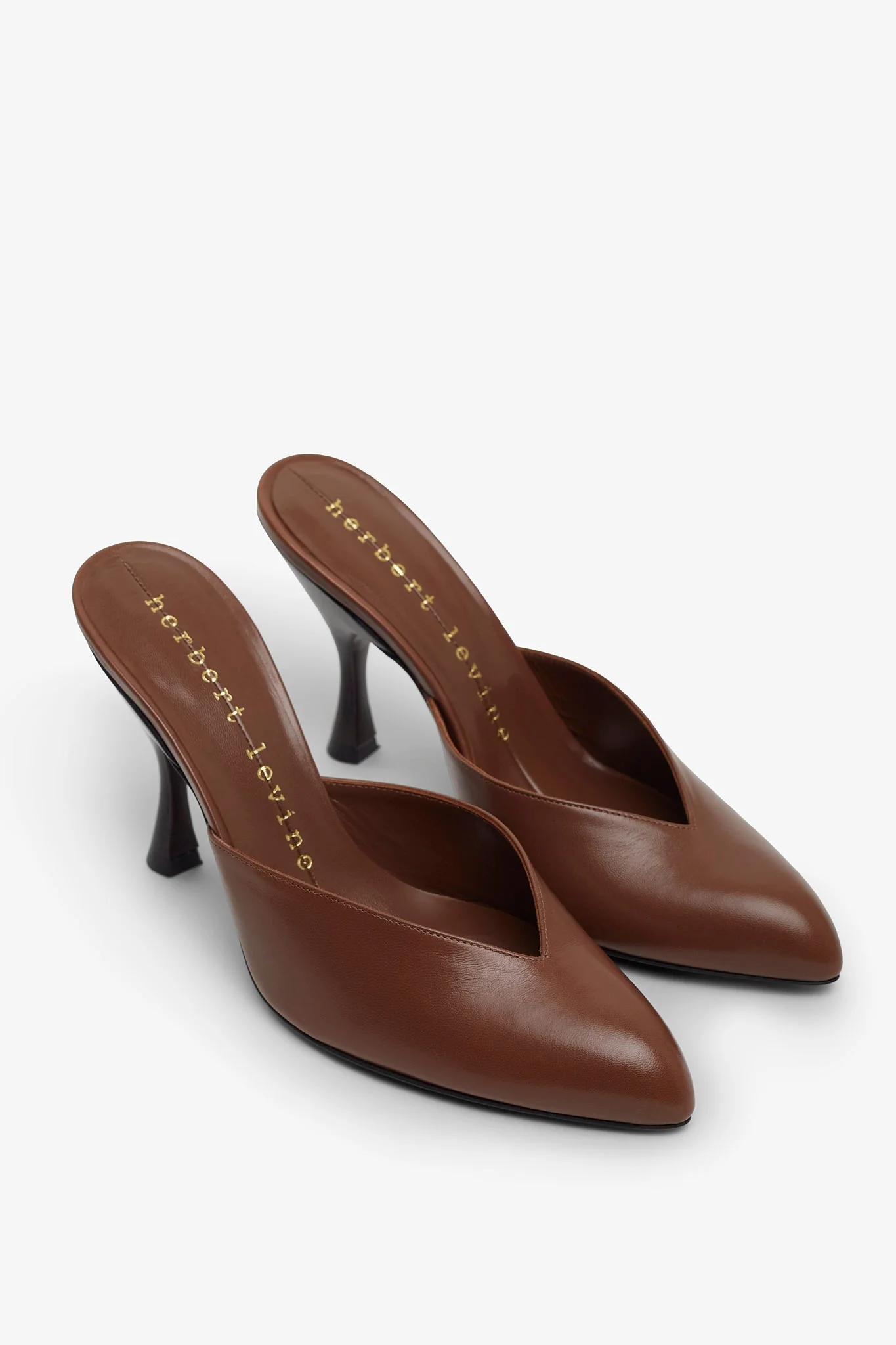 Sitting Pretty 95 brown leather mules - Image 4