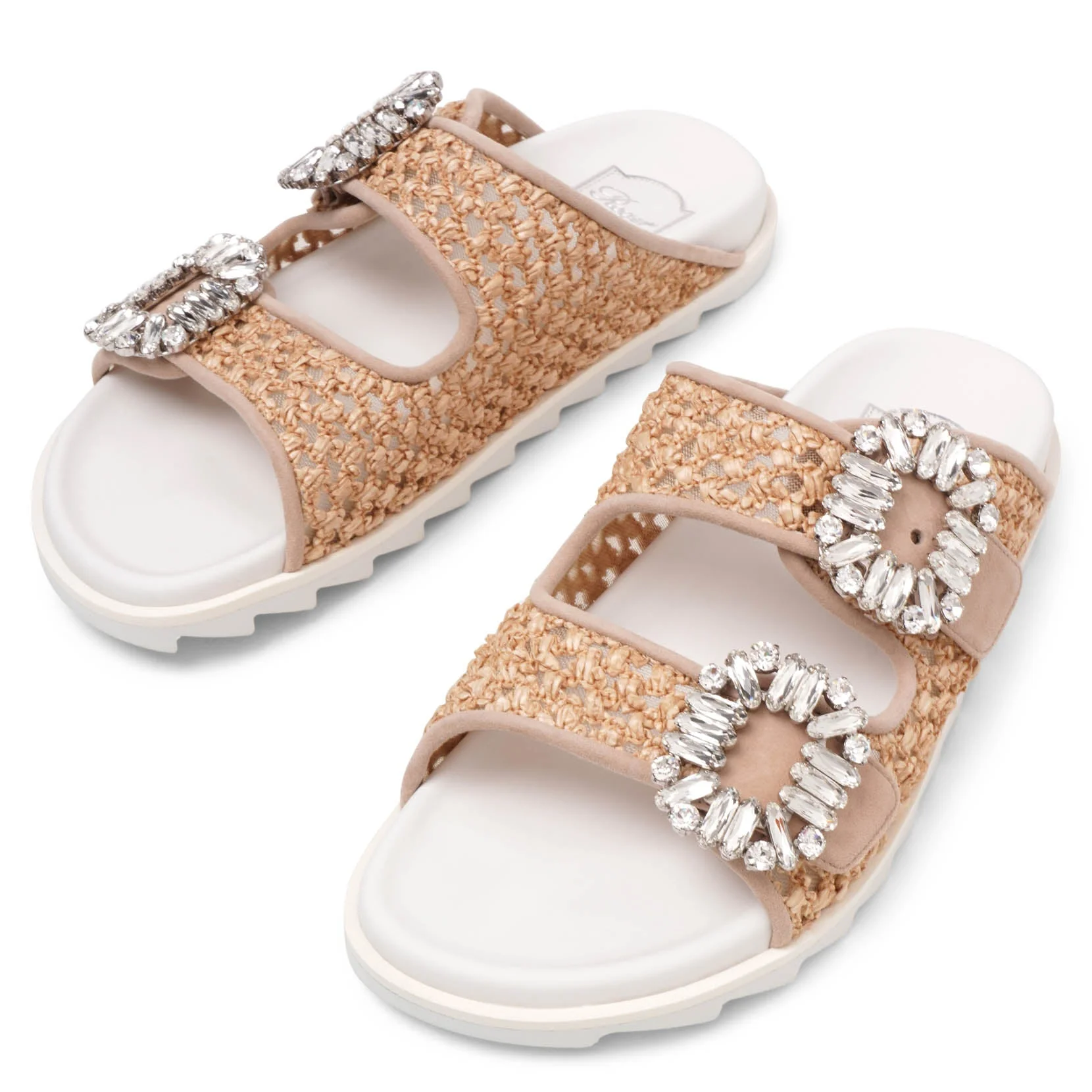 Slidy Viv raffia slides - Image 5