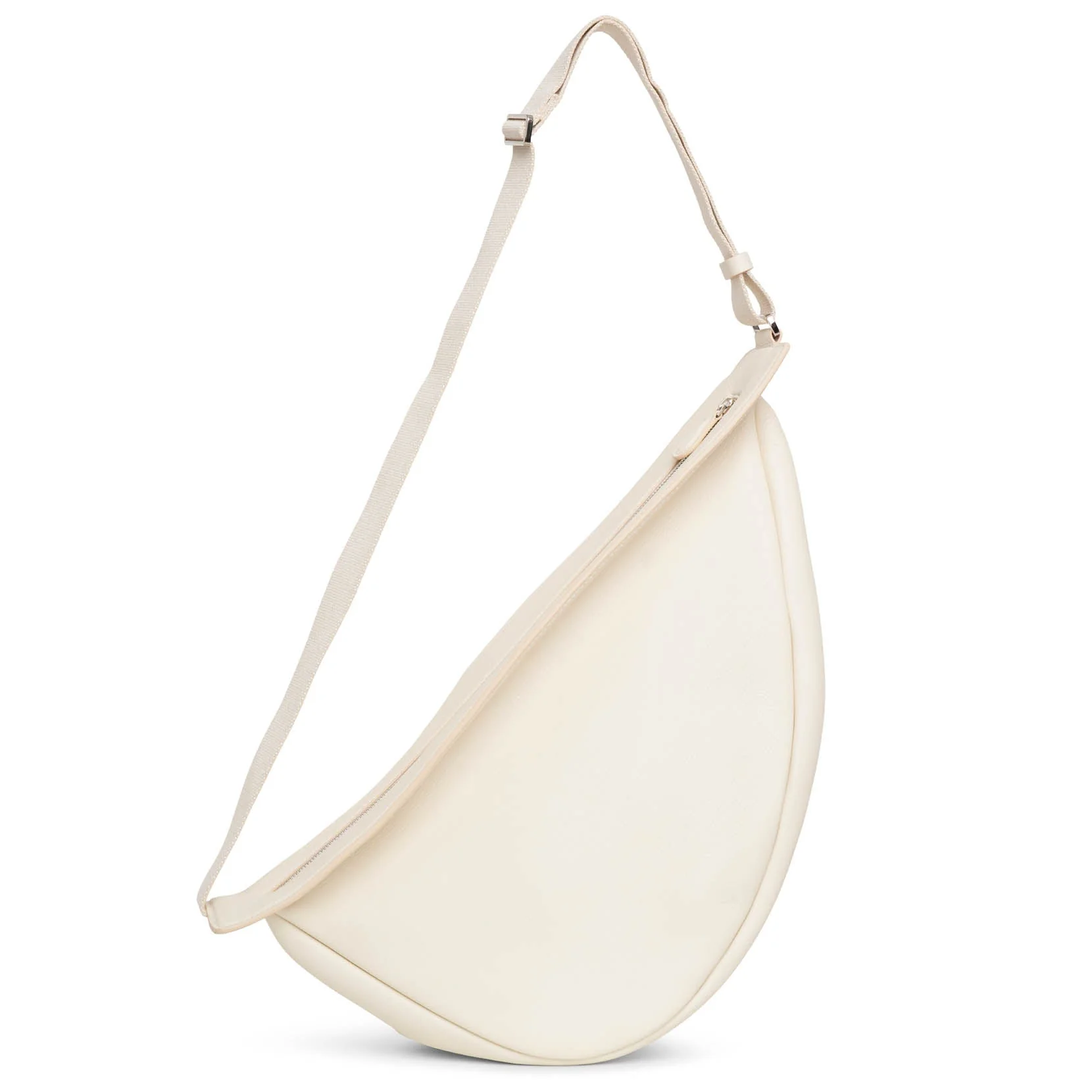 Slouchy banana large white shoulder bag - Image 3