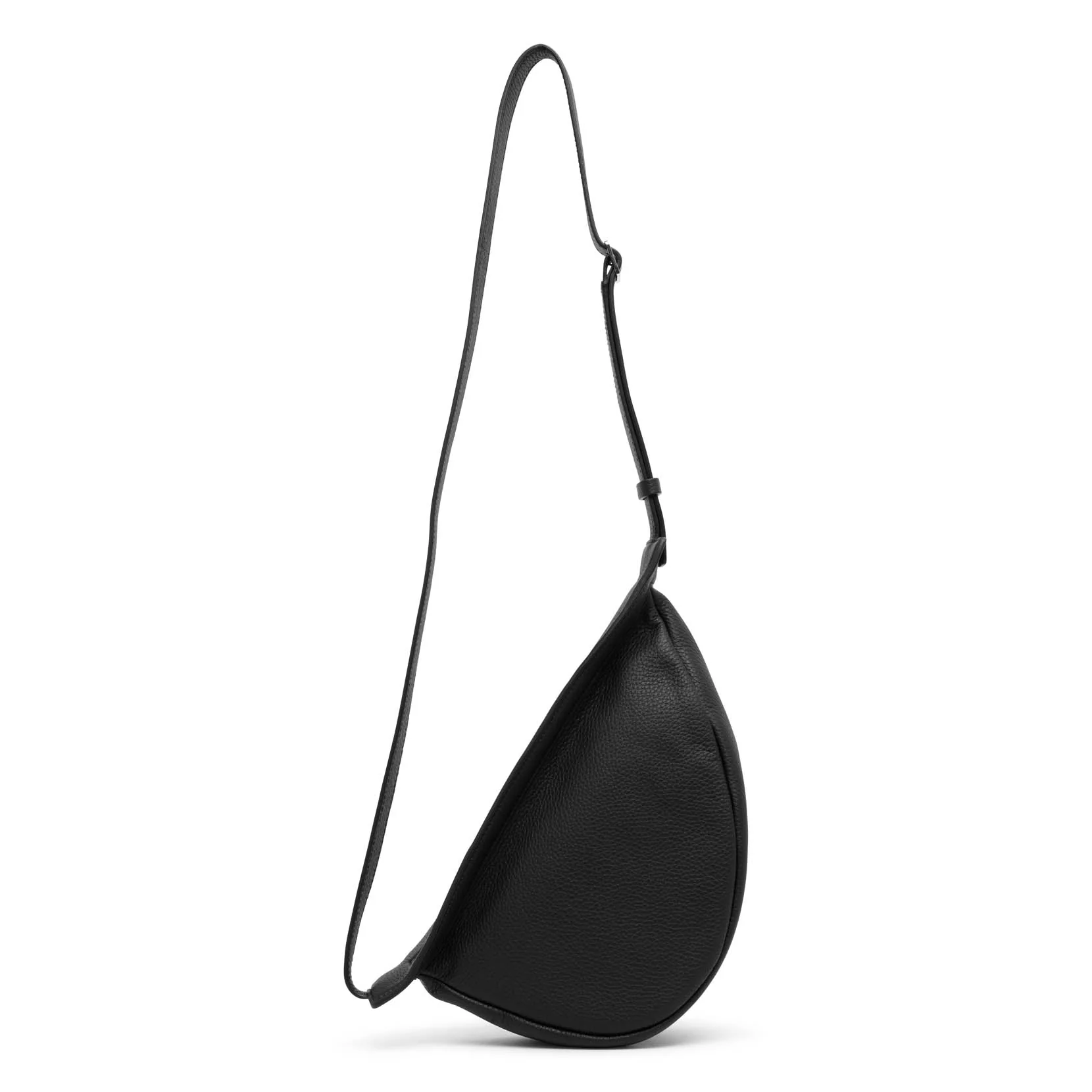 Slouchy banana small dark brown shoulder bag - Image 3