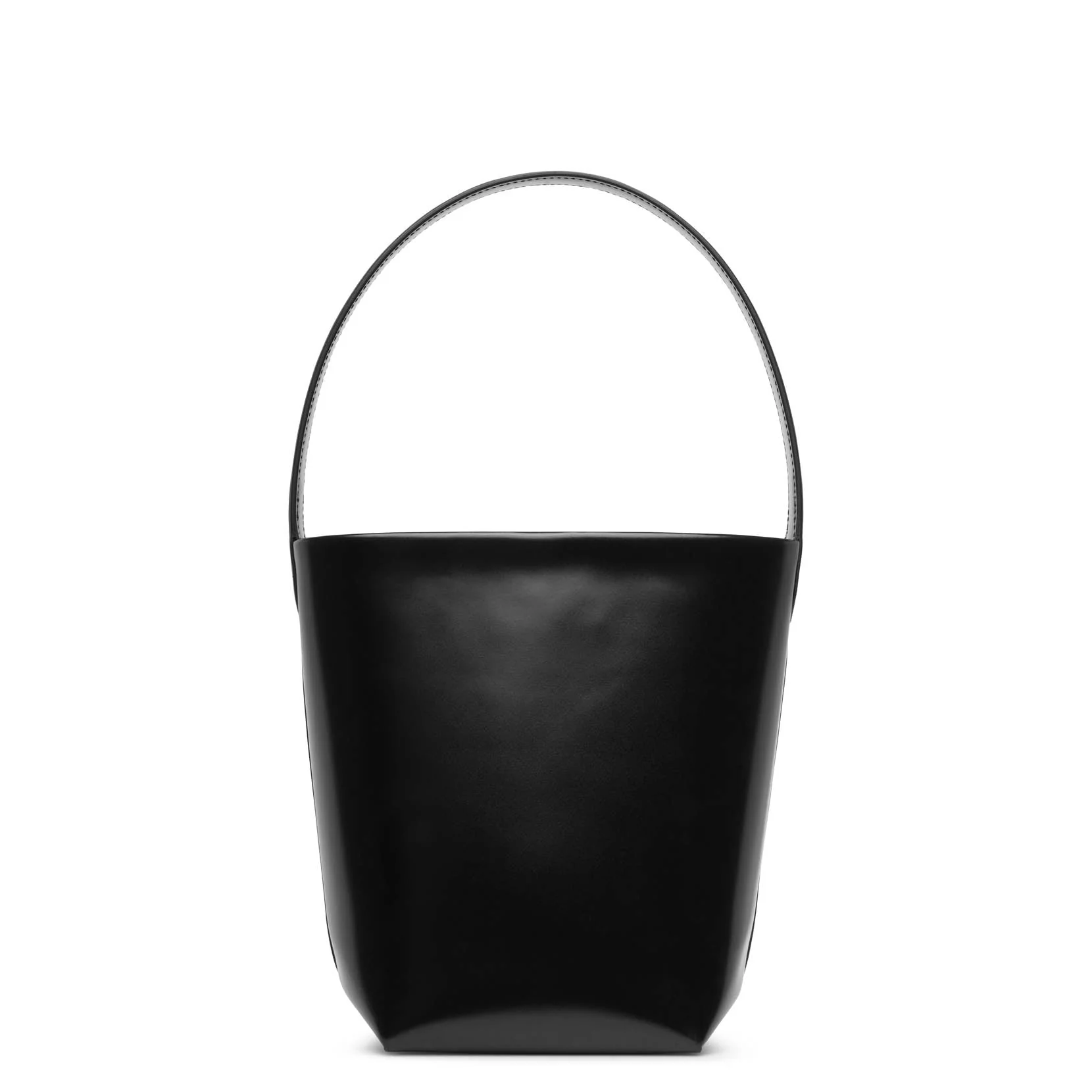 Small N/S park black polished calf tote bag - Image 4