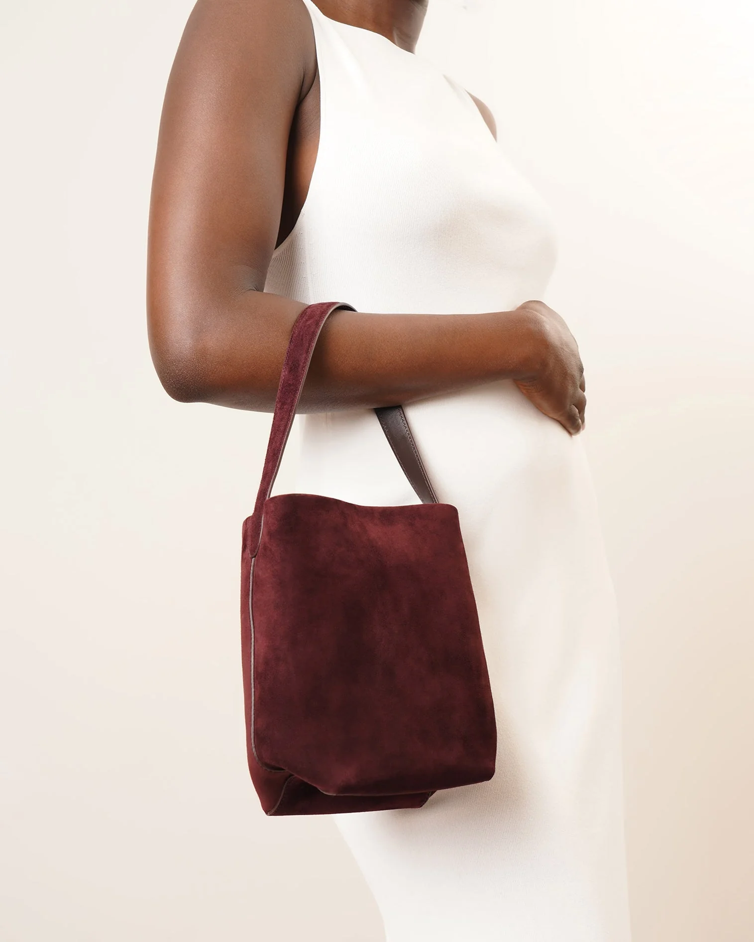 Small N/S Park suede tote bag - Image 2
