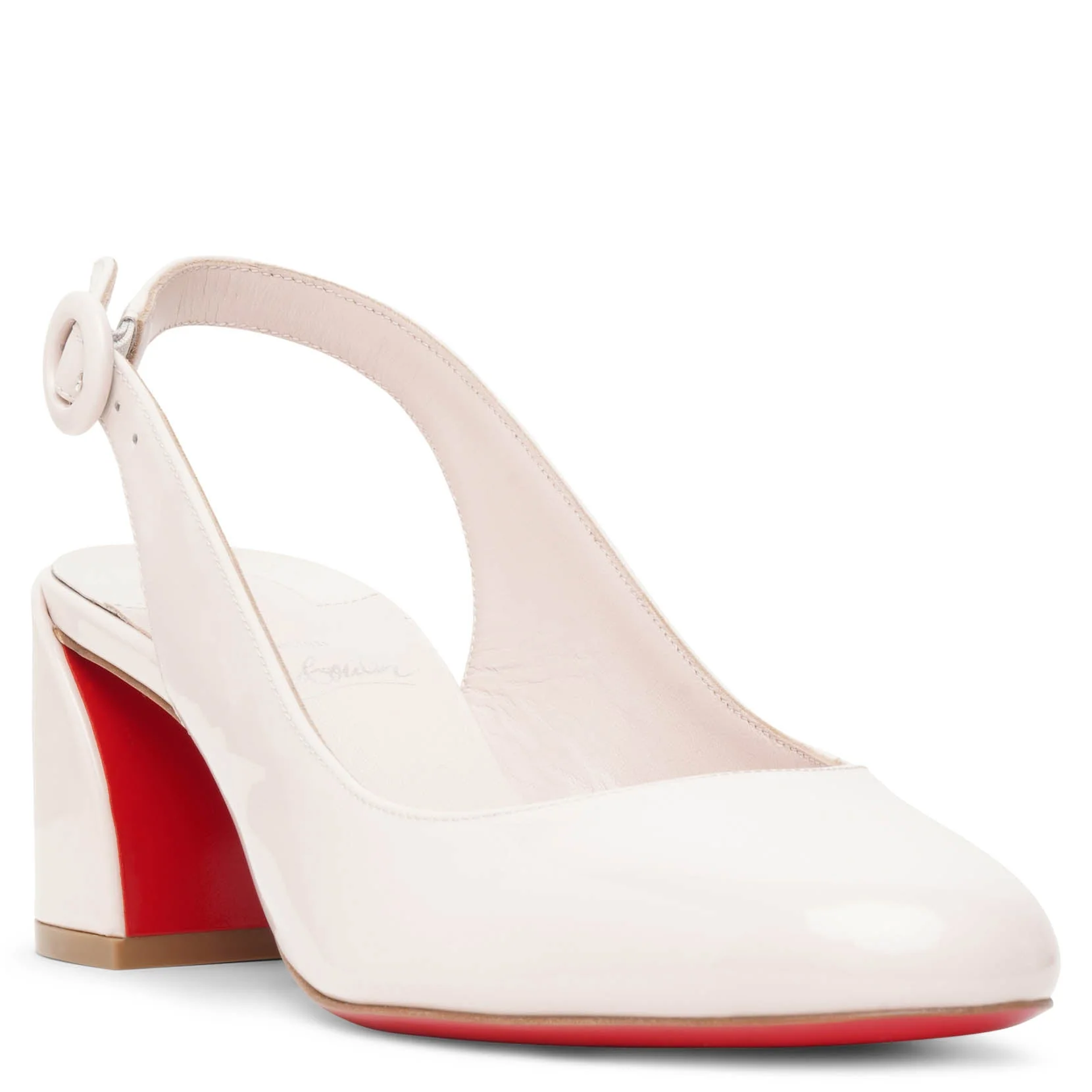 So Jane sling 55 beige patent pumps - Image 3
