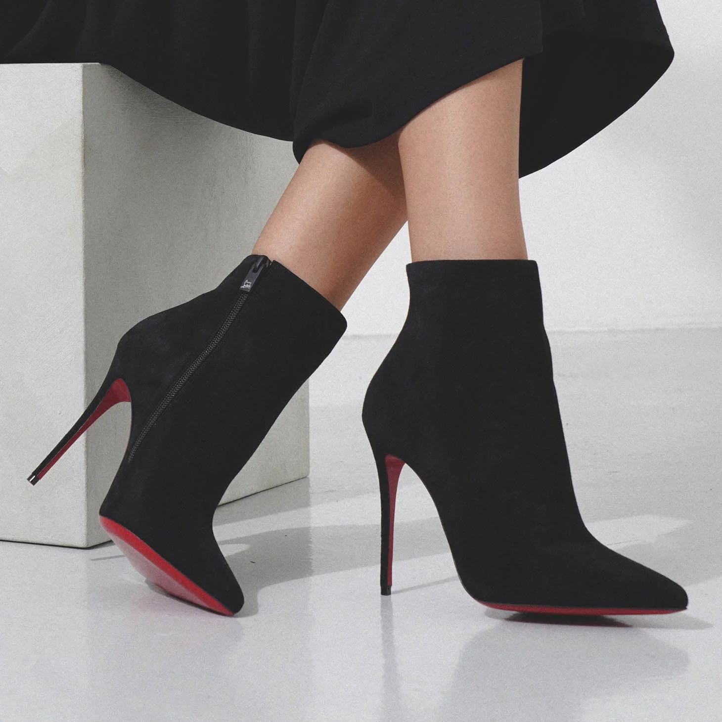 So Kate 100 black suede ankle boots - Image 8