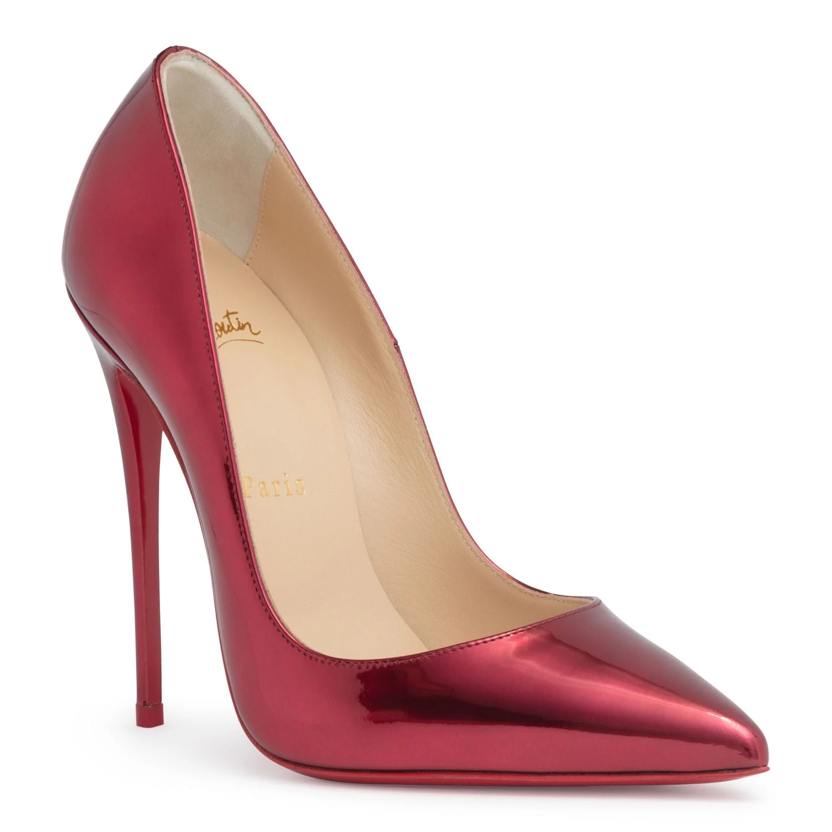So Kate 120 metallic red patent leather pumps - Image 2