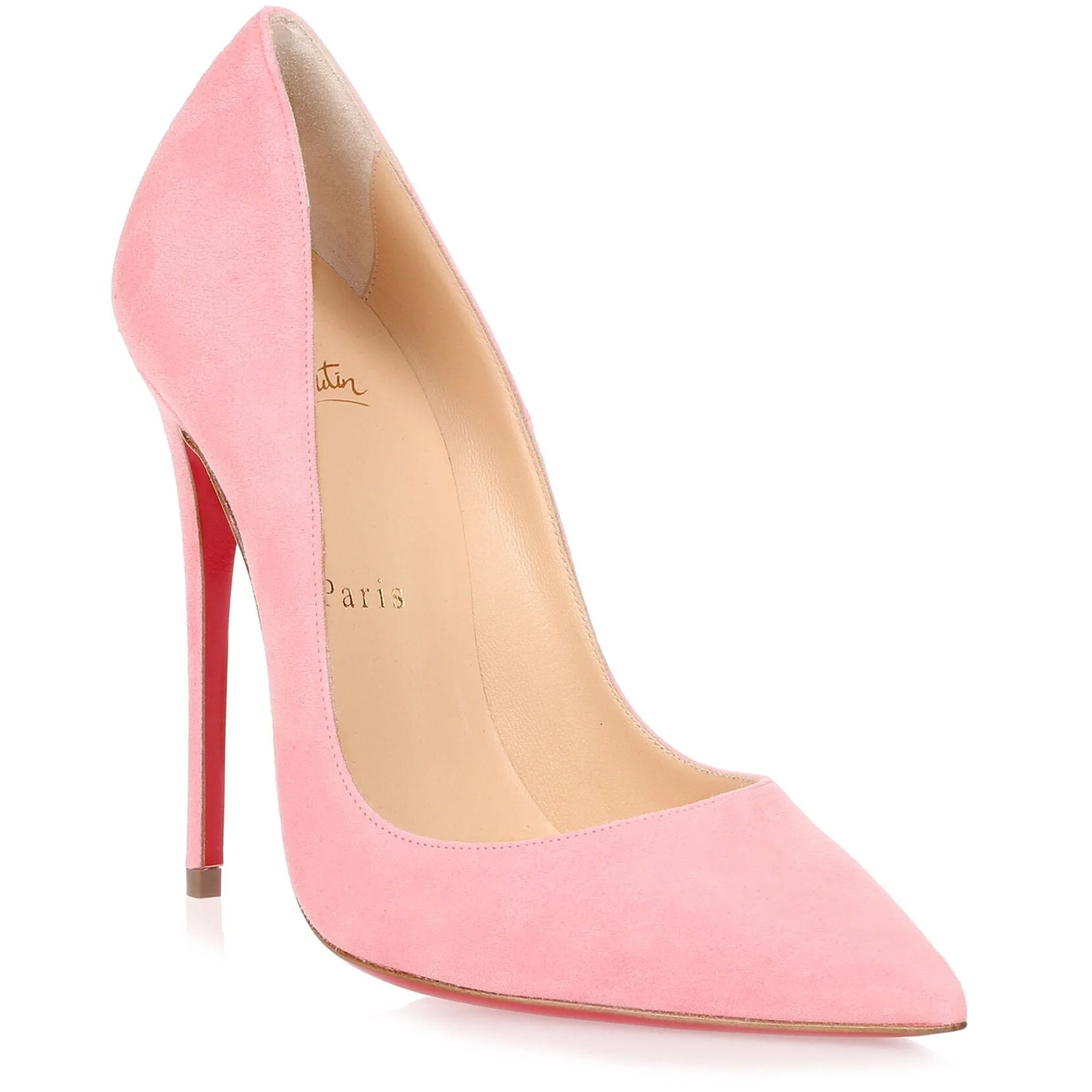 So Kate 120 pink suede pump - Image 2