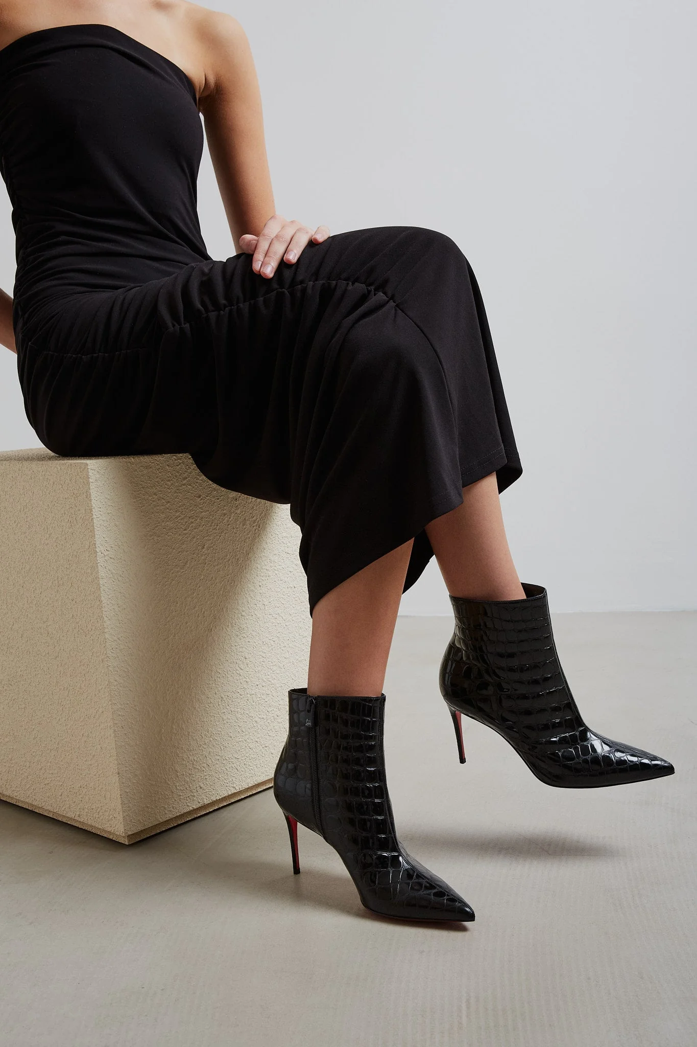 So Kate 85 black calf ali boots - Image 6