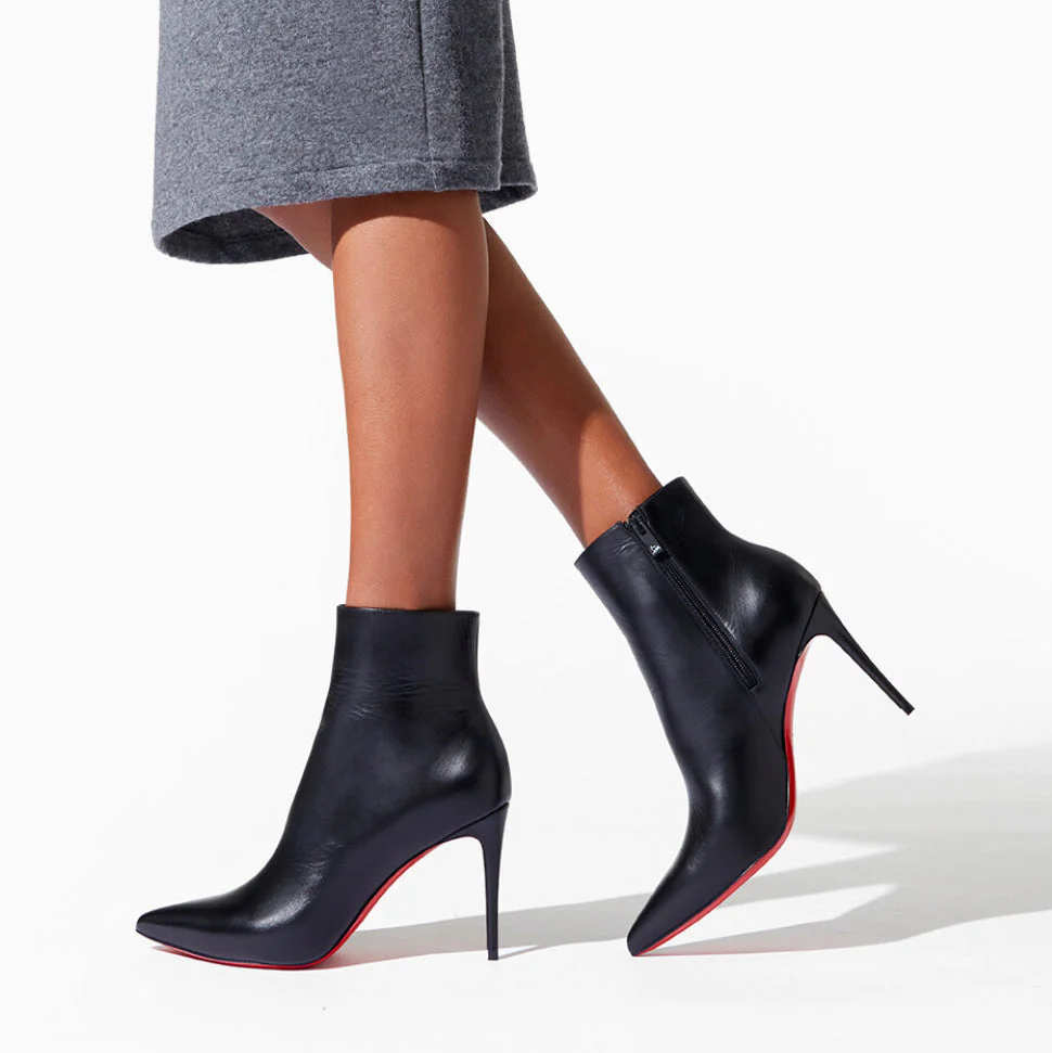 So Kate 85 black leather ankle boots - Image 7