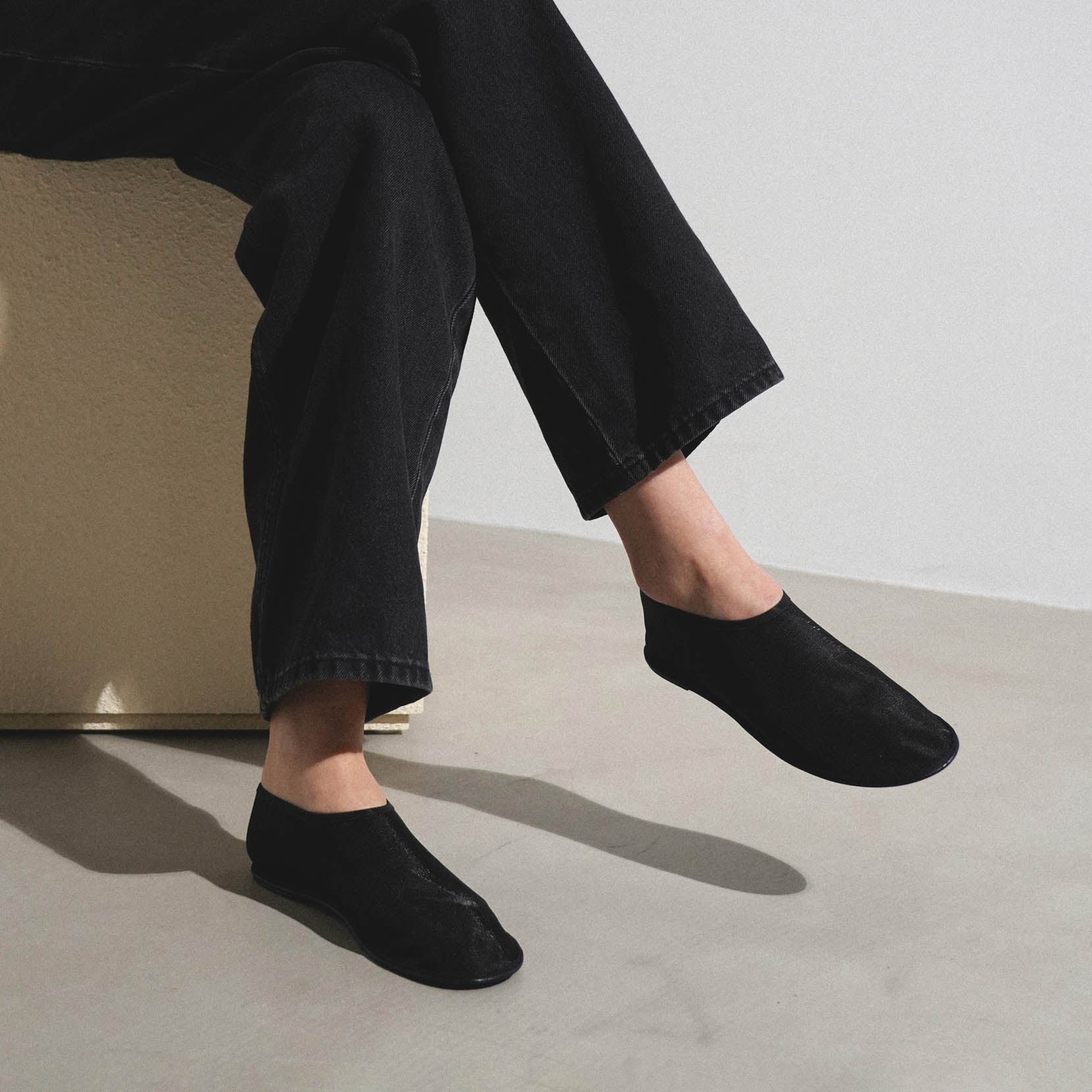 Sock black flats - Image 6