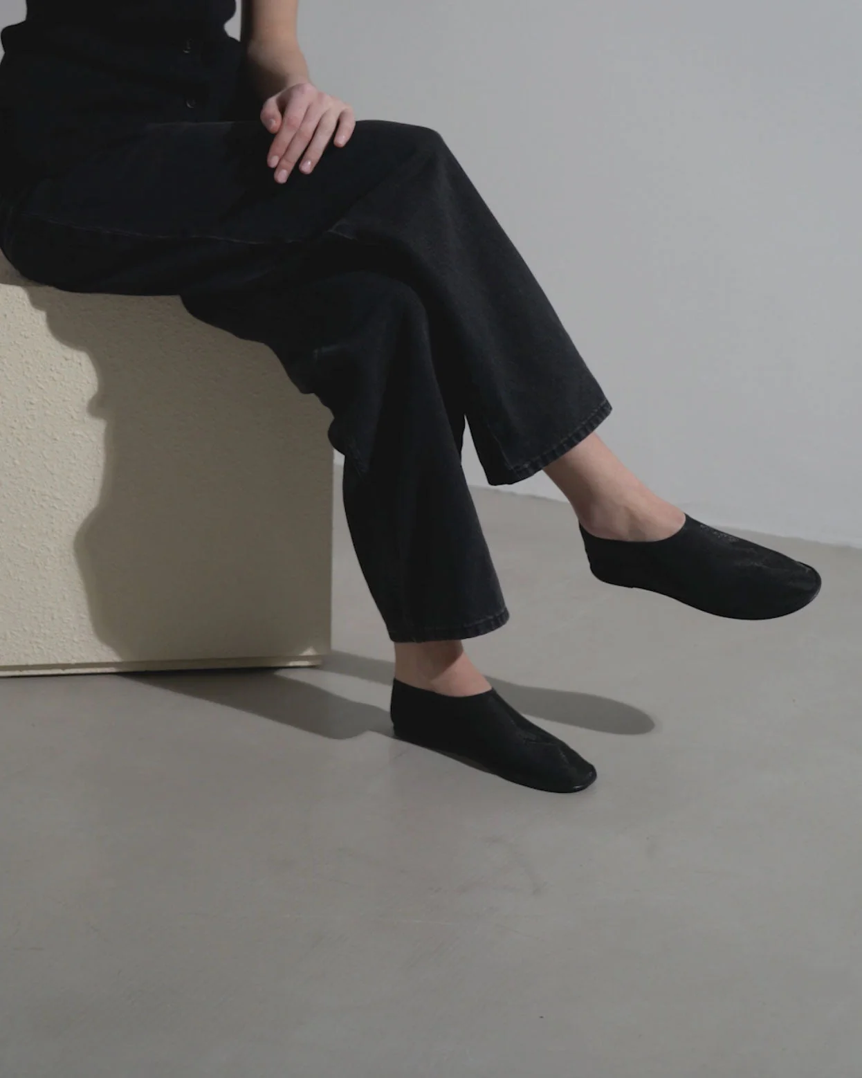 Sock black flats - Image 7