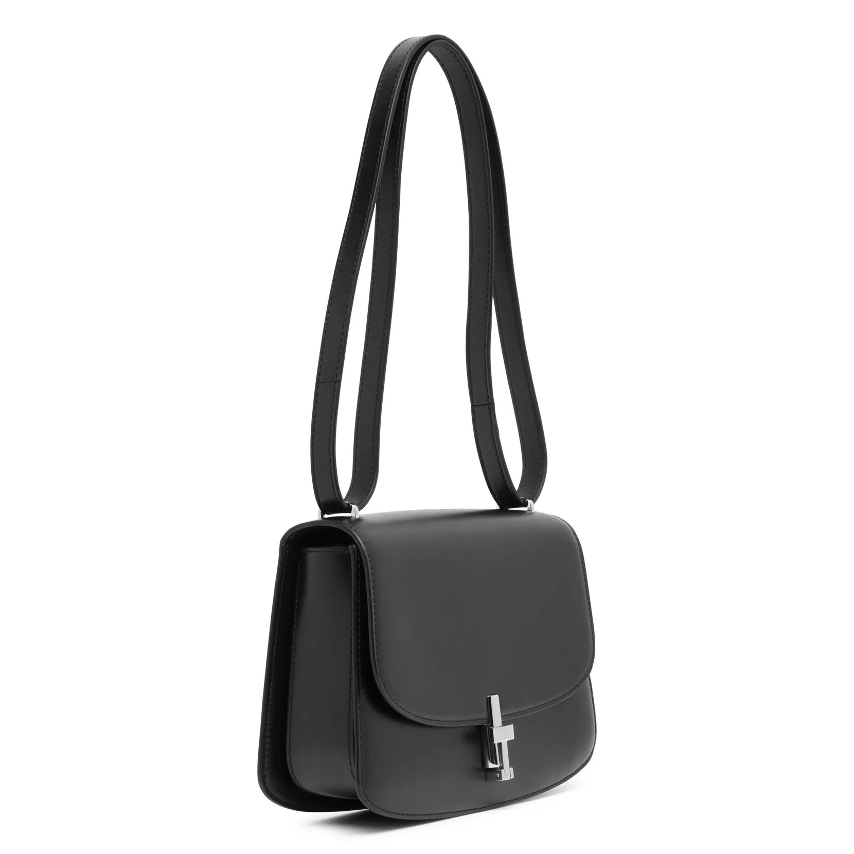 Sofia 8.75 black leather shoulder bag - Image 3