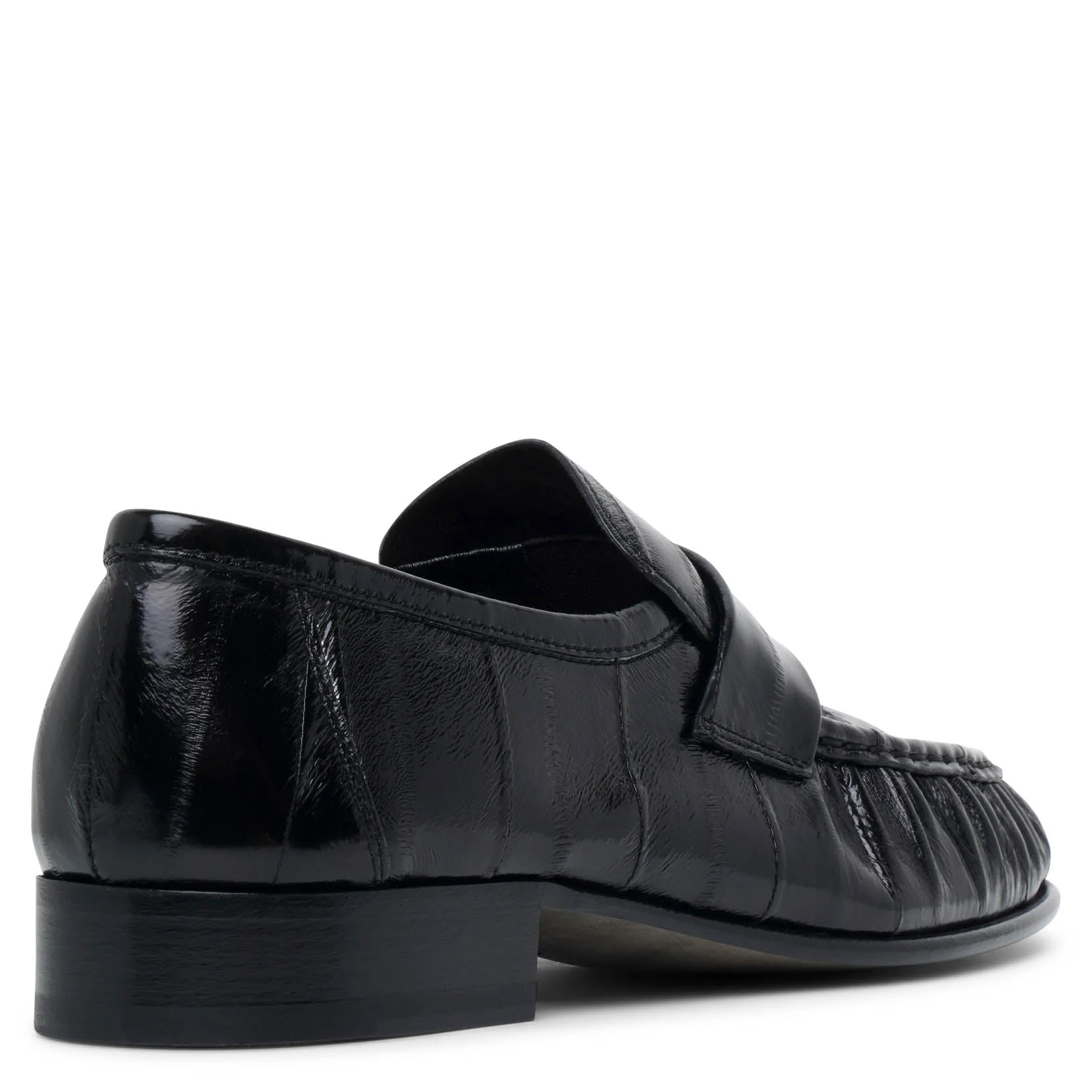 Soft black eel loafers - Image 4