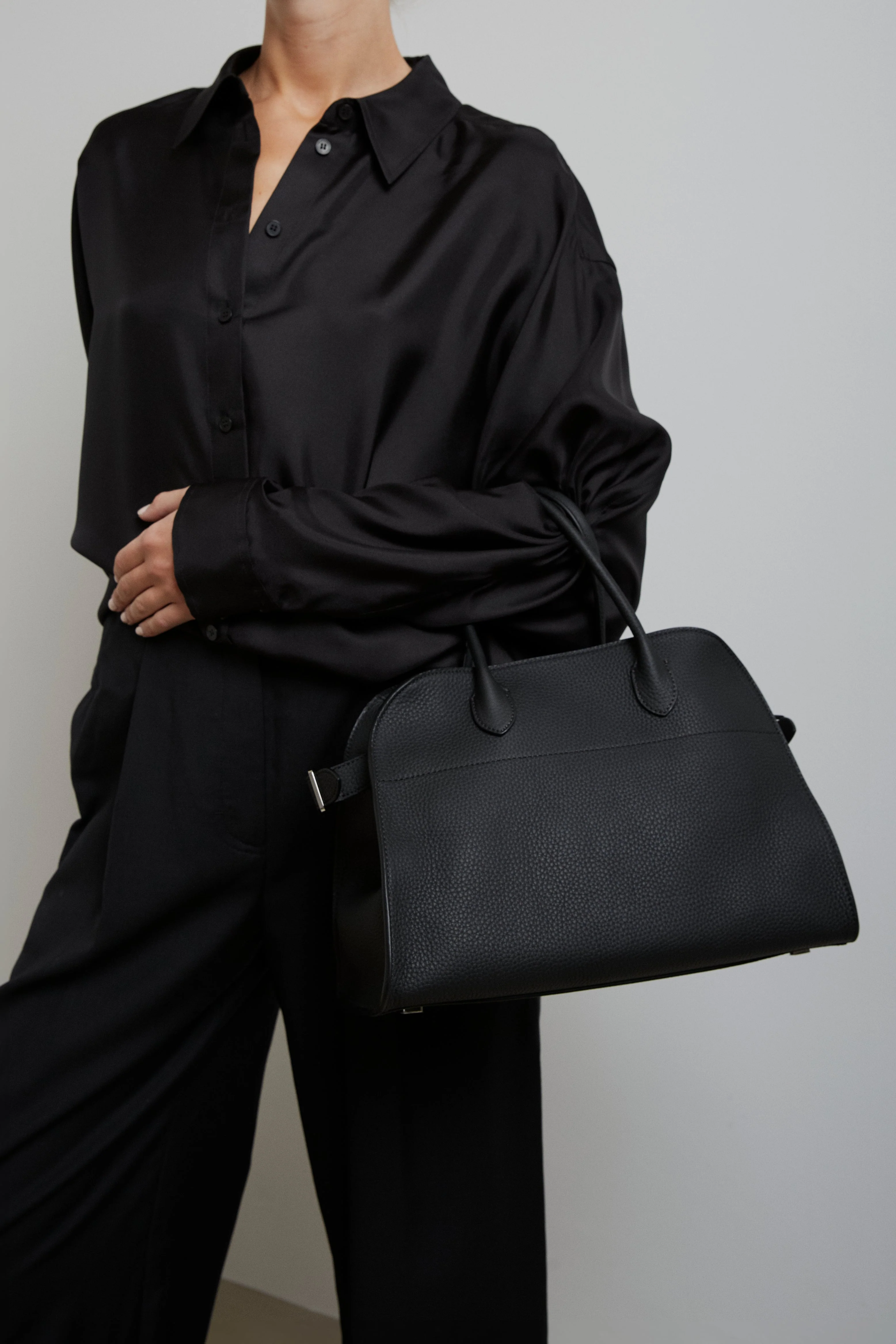 Soft Margaux 12 black leather bag - Image 7