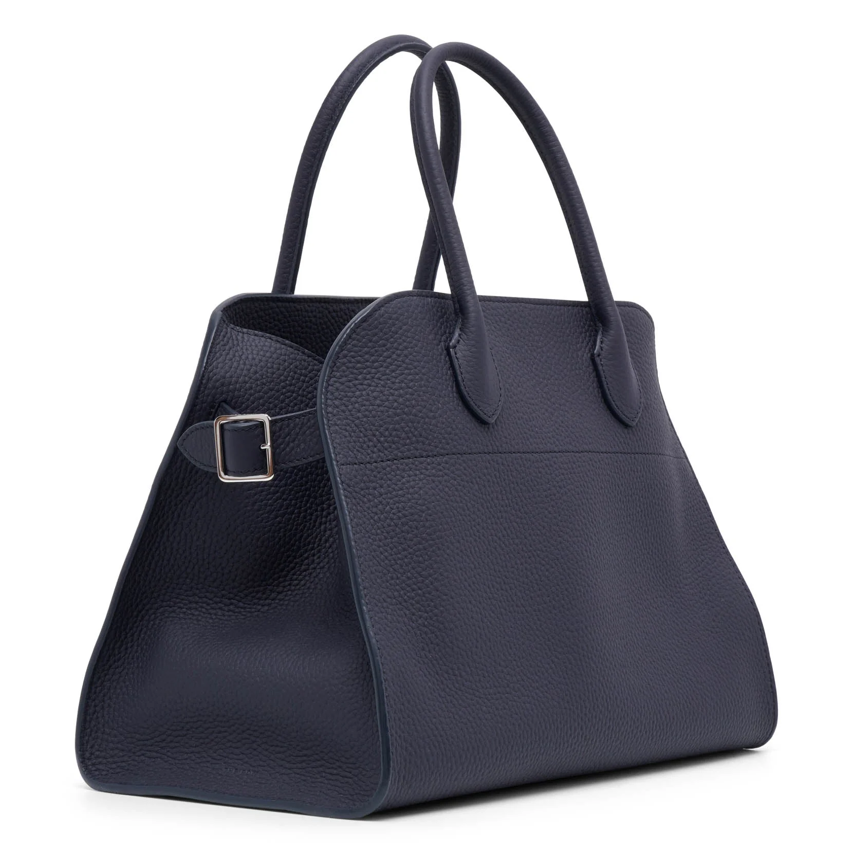 Soft Margaux 12 dark blue leather bag - Image 4