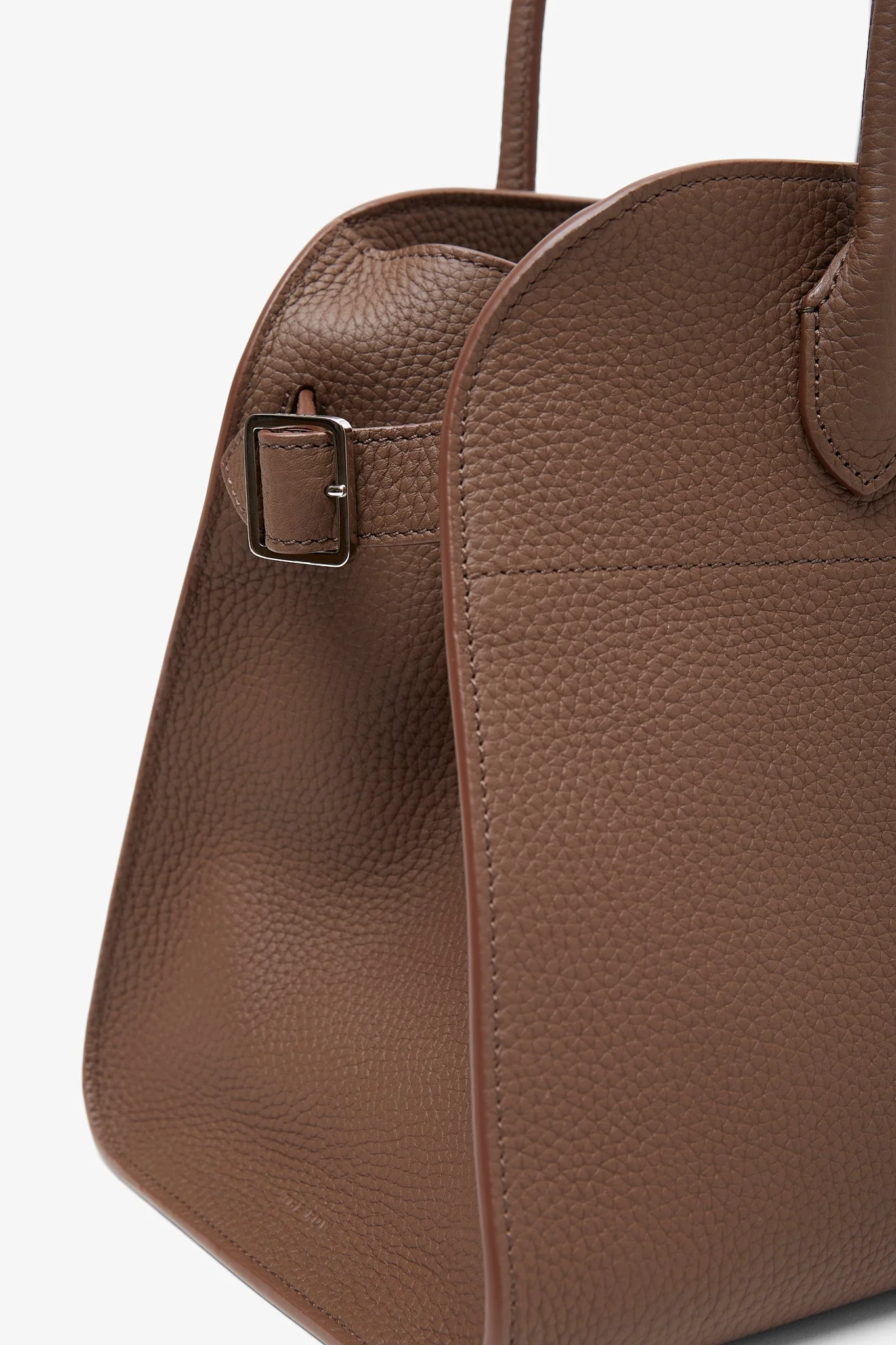 Soft Margaux 12 dark olive leather bag - Image 5