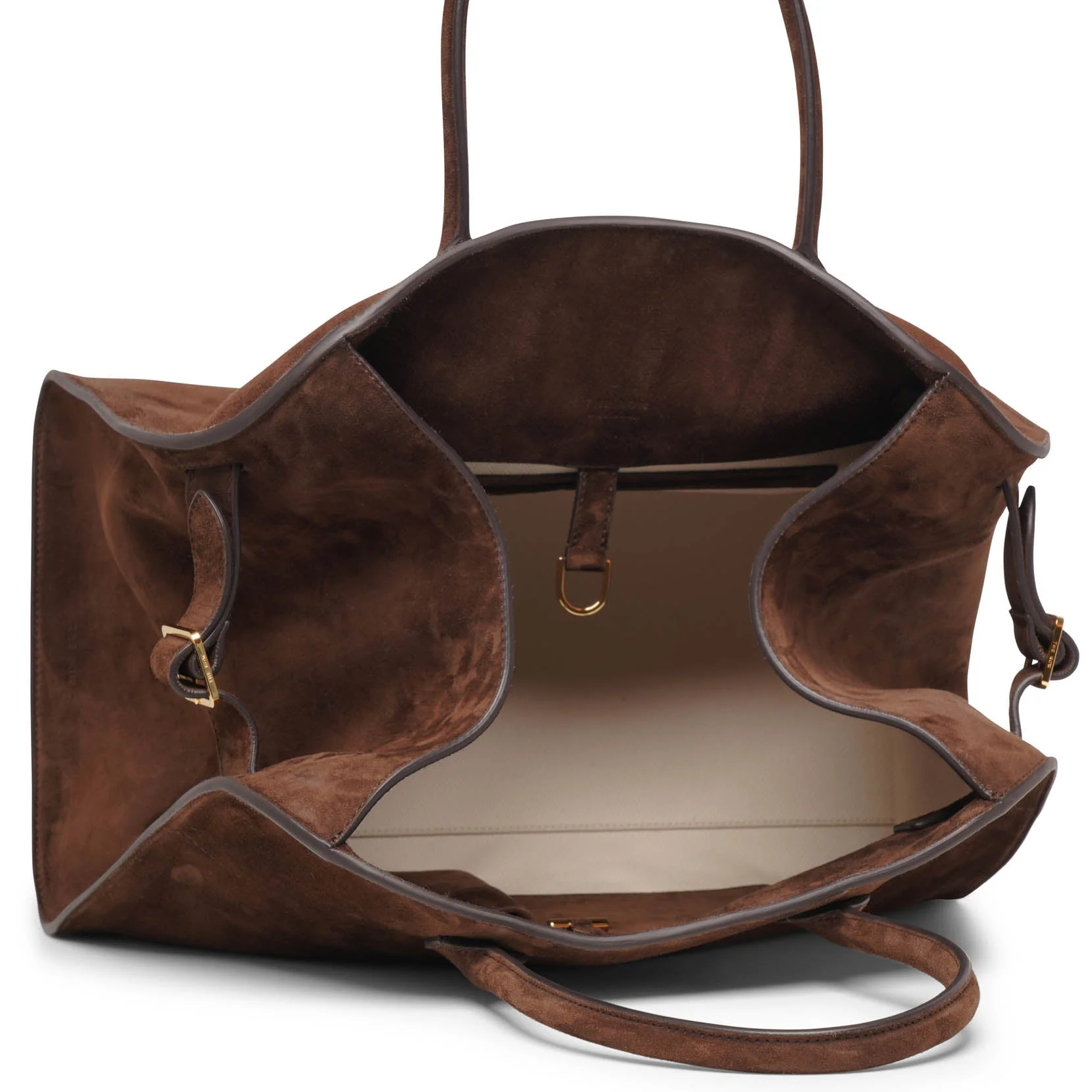 Soft Margaux 15 brown suede bag - Image 5