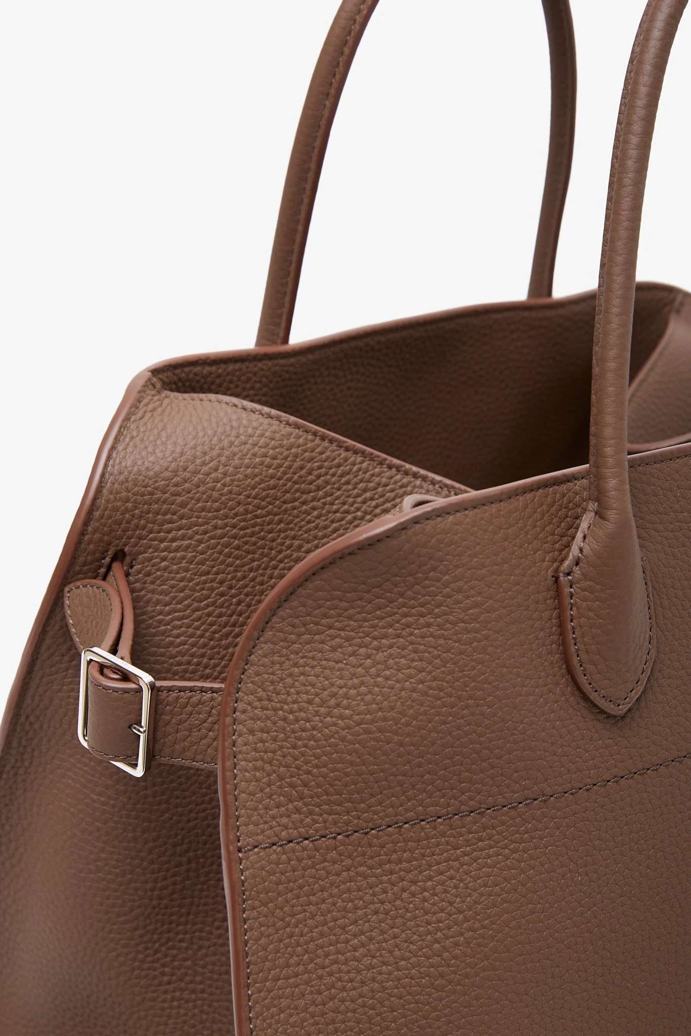 Soft Margaux 15 dark olive leather bag - Image 4