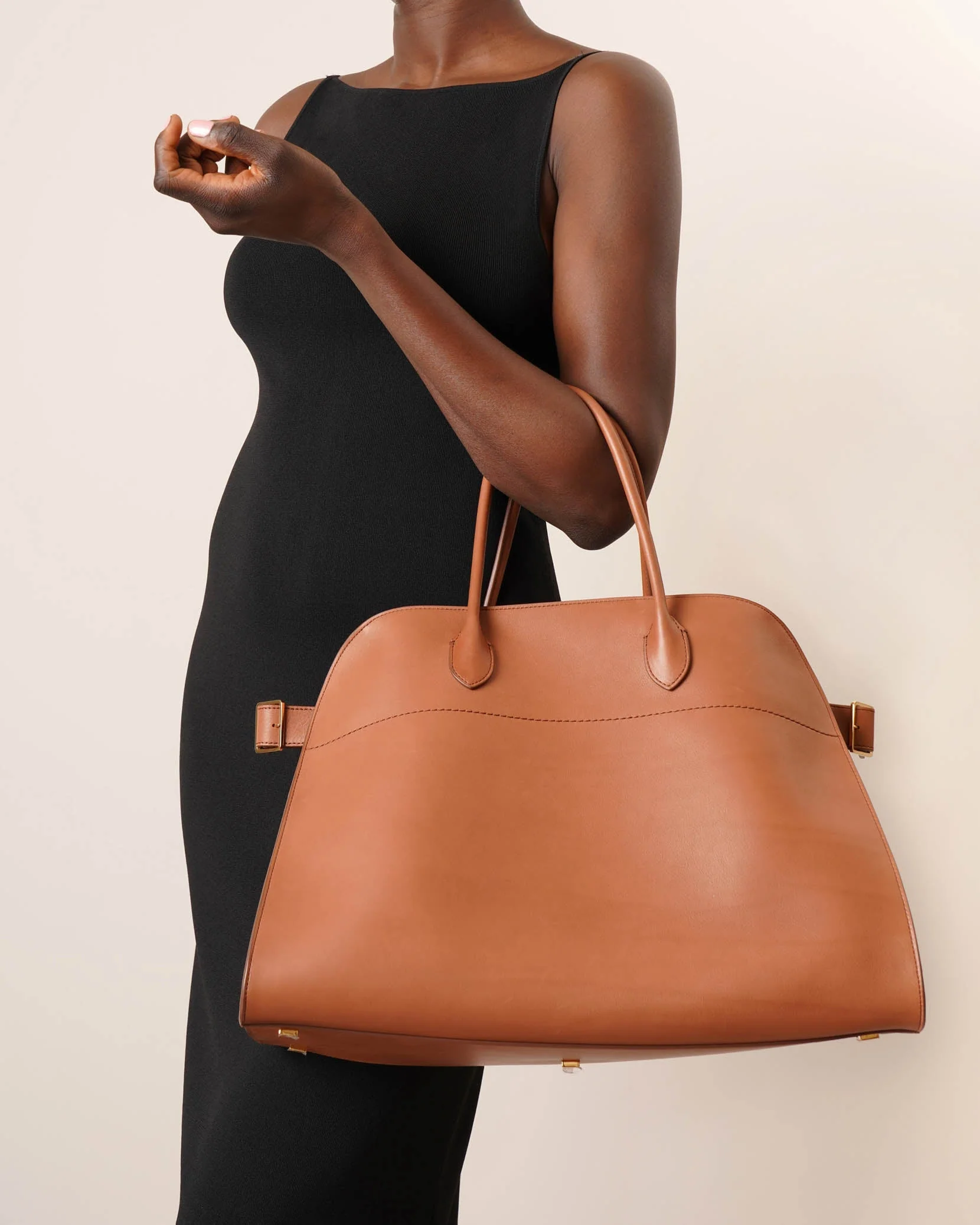 Soft Margaux 17 dark cuir saddle bag - Image 2