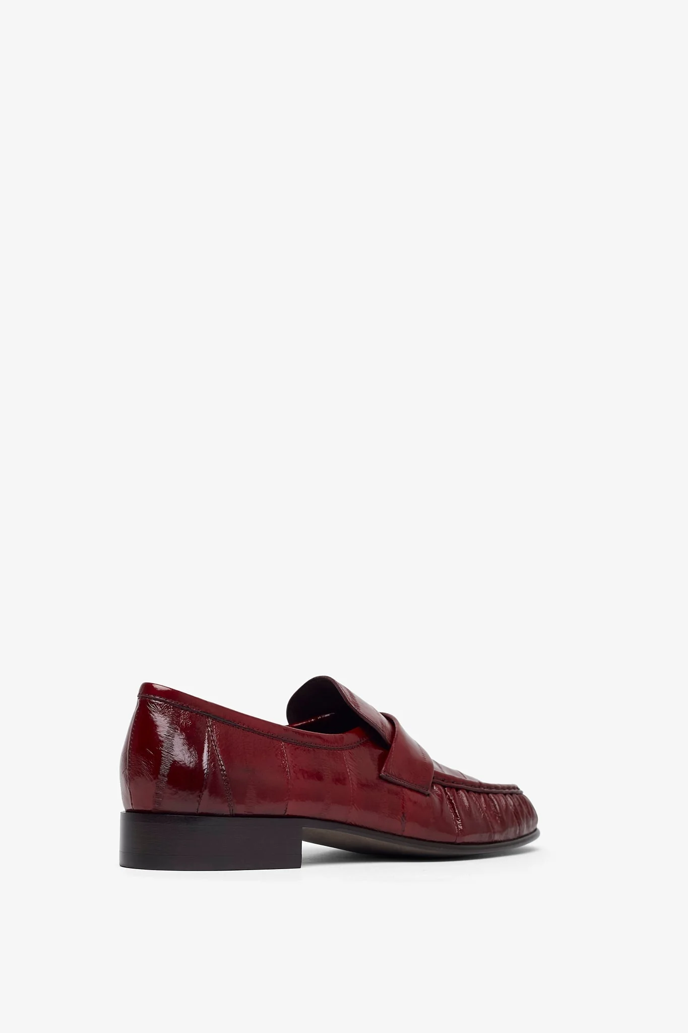 Soft red eel loafers - Image 3