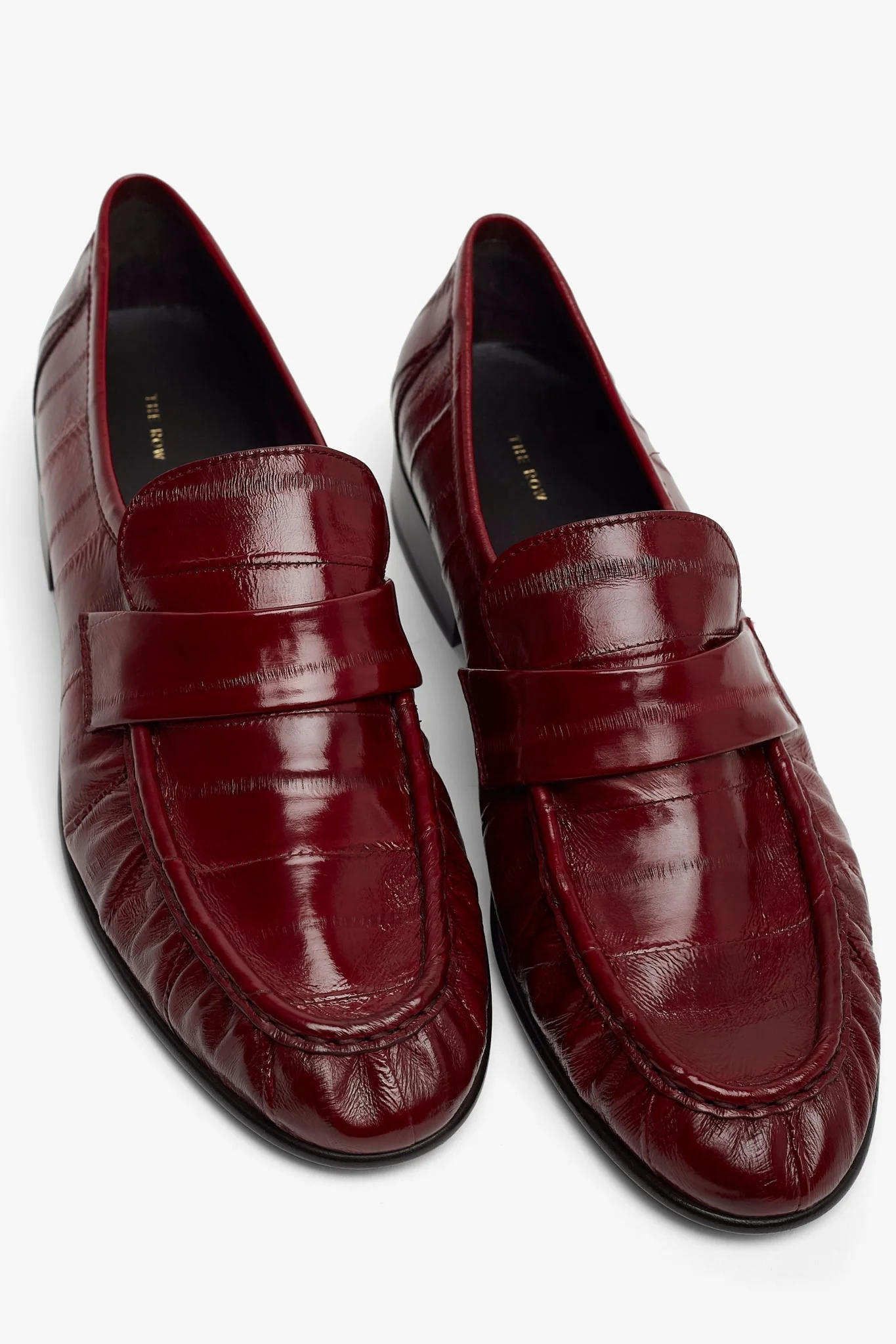 Soft red eel loafers - Image 5