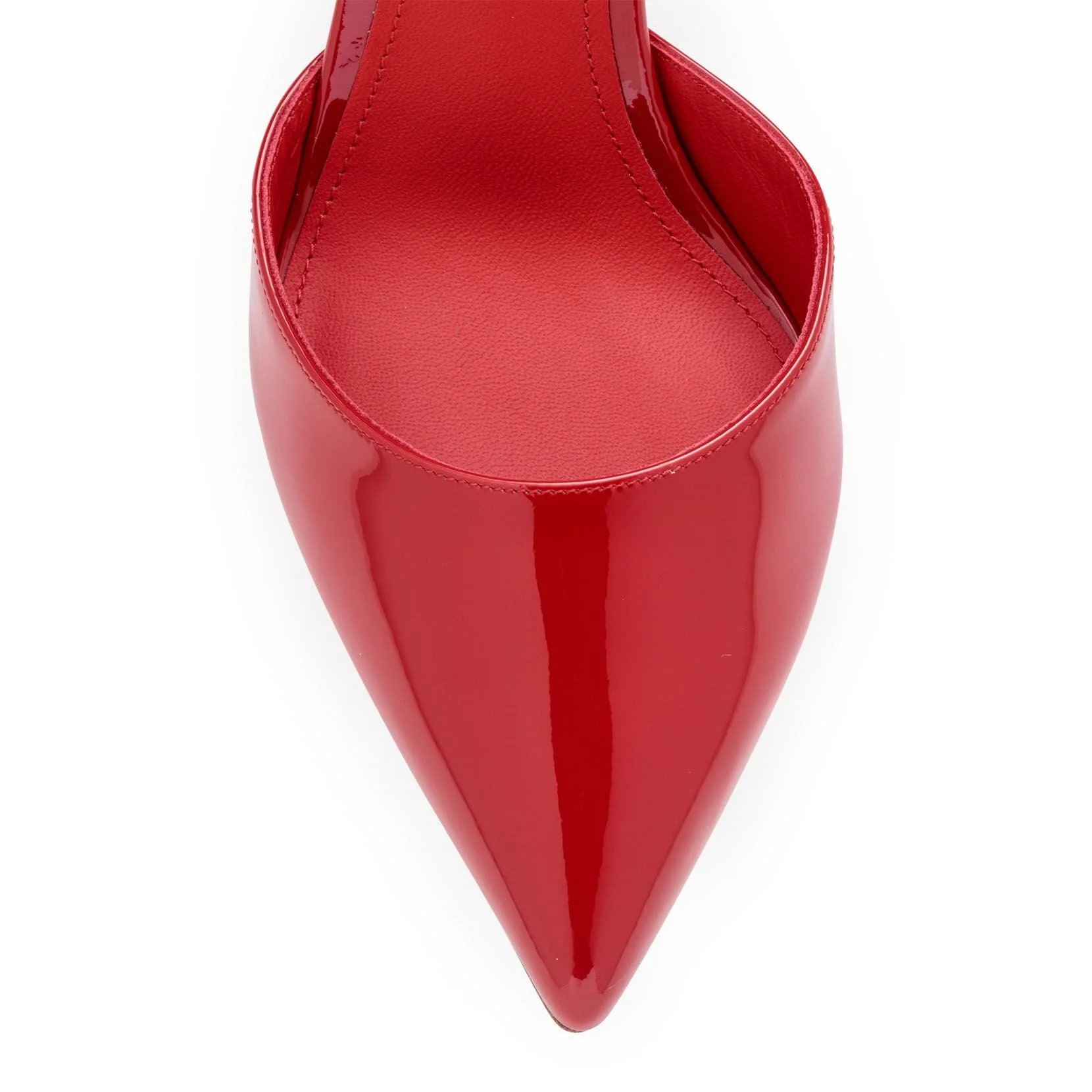 Sorano red patent leather pumps - Image 4