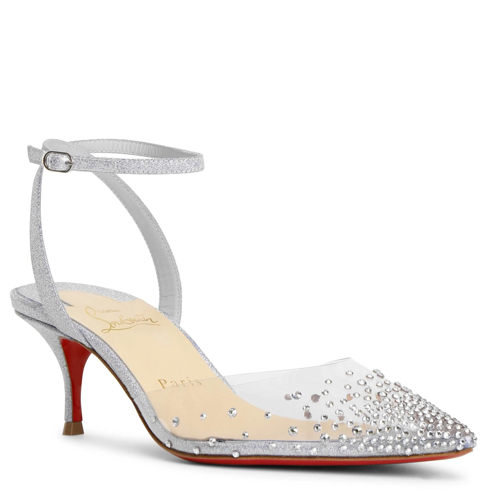 Spikaqueen 55 PVC blue glitter pumps - Image 2