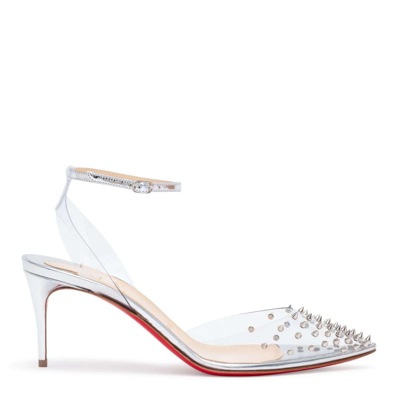 Spikoo 70 Silver PVC pumps - Image 2
