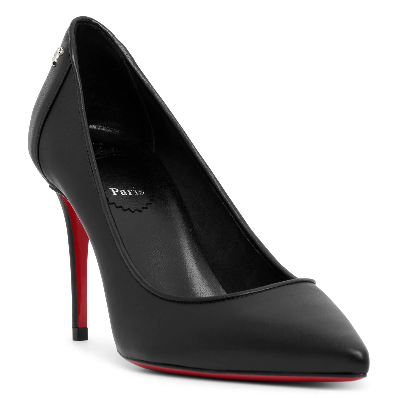 Sporty Kate 85 black leather pumps - Image 3