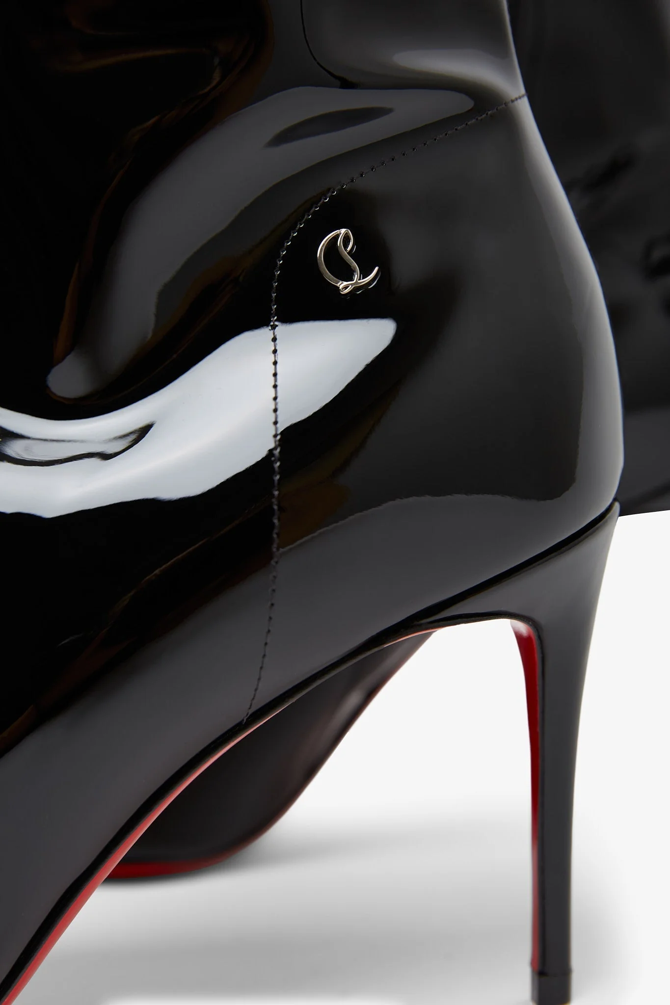 Sporty Kate 85 black patent boots - Image 6